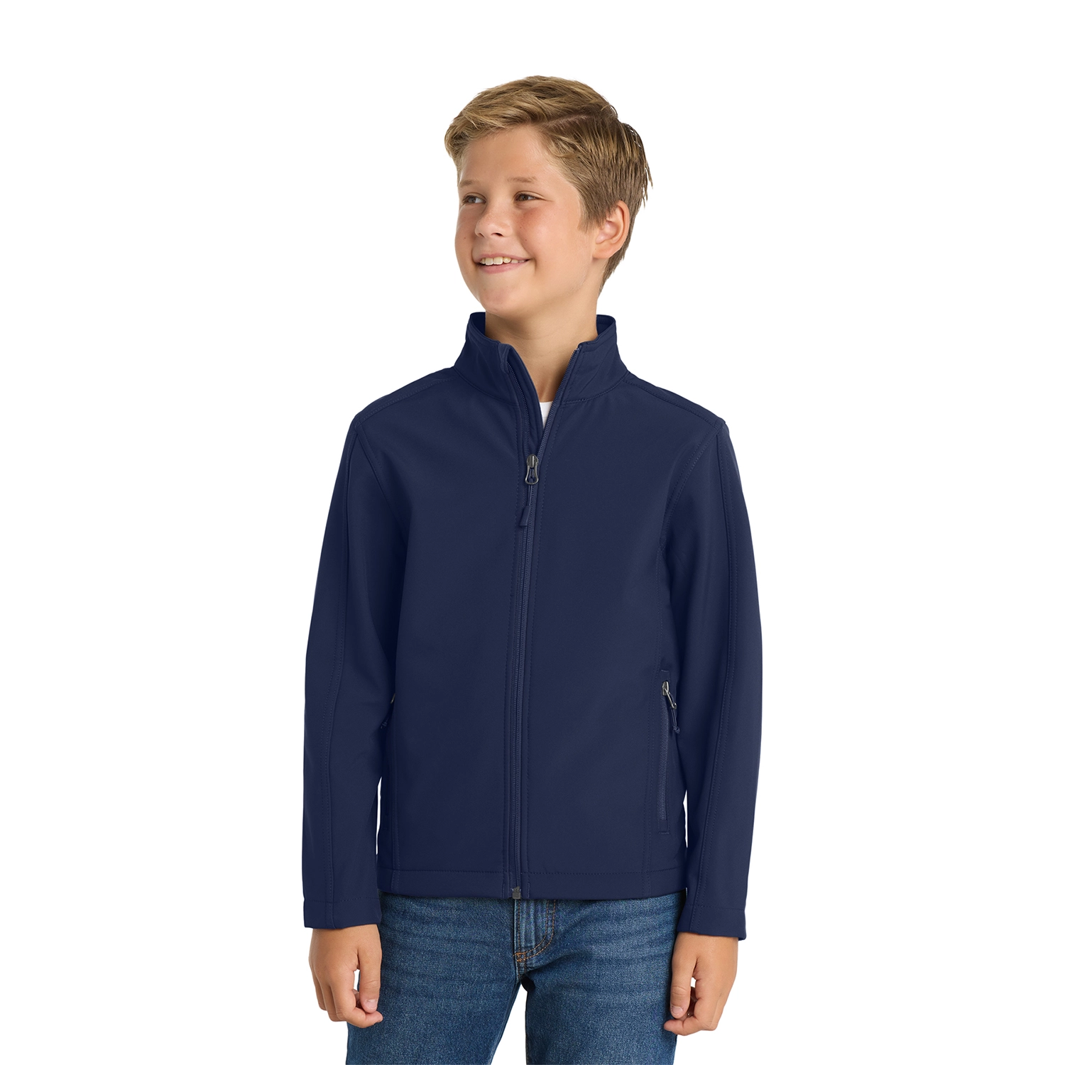 Port Authority Embroidered Youth Core Soft Shell Jacket 4