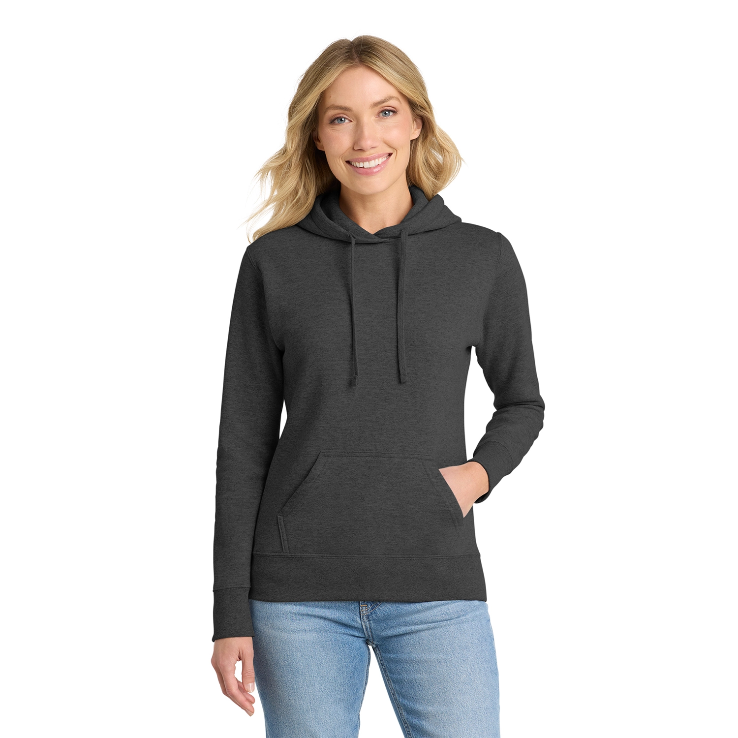 Port & Co Decorated Women’s Core Fleece Pullover Hooded Sweatshirt 3