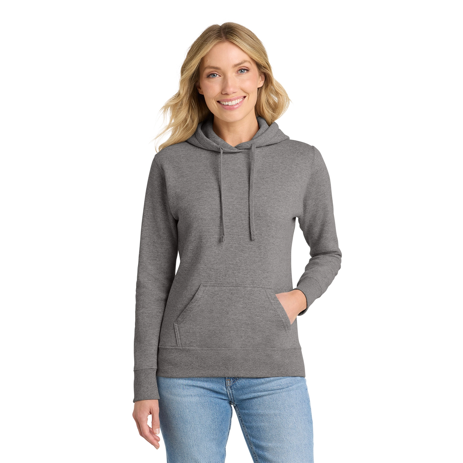 Port & Co Decorated Women’s Core Fleece Pullover Hooded Sweatshirt 4