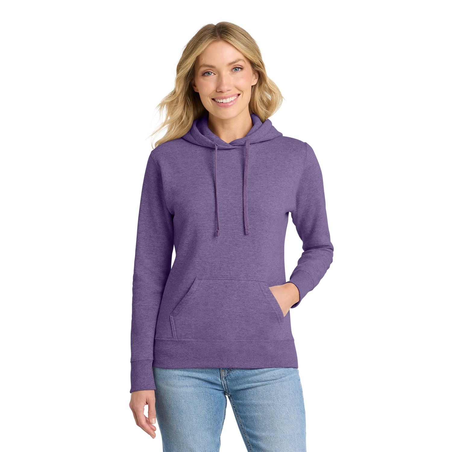 Port & Co Decorated Women’s Core Fleece Pullover Hooded Sweatshirt 5