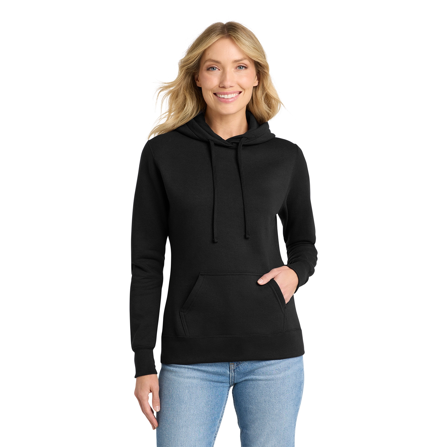 Port & Co Decorated Women’s Core Fleece Pullover Hooded Sweatshirt 7