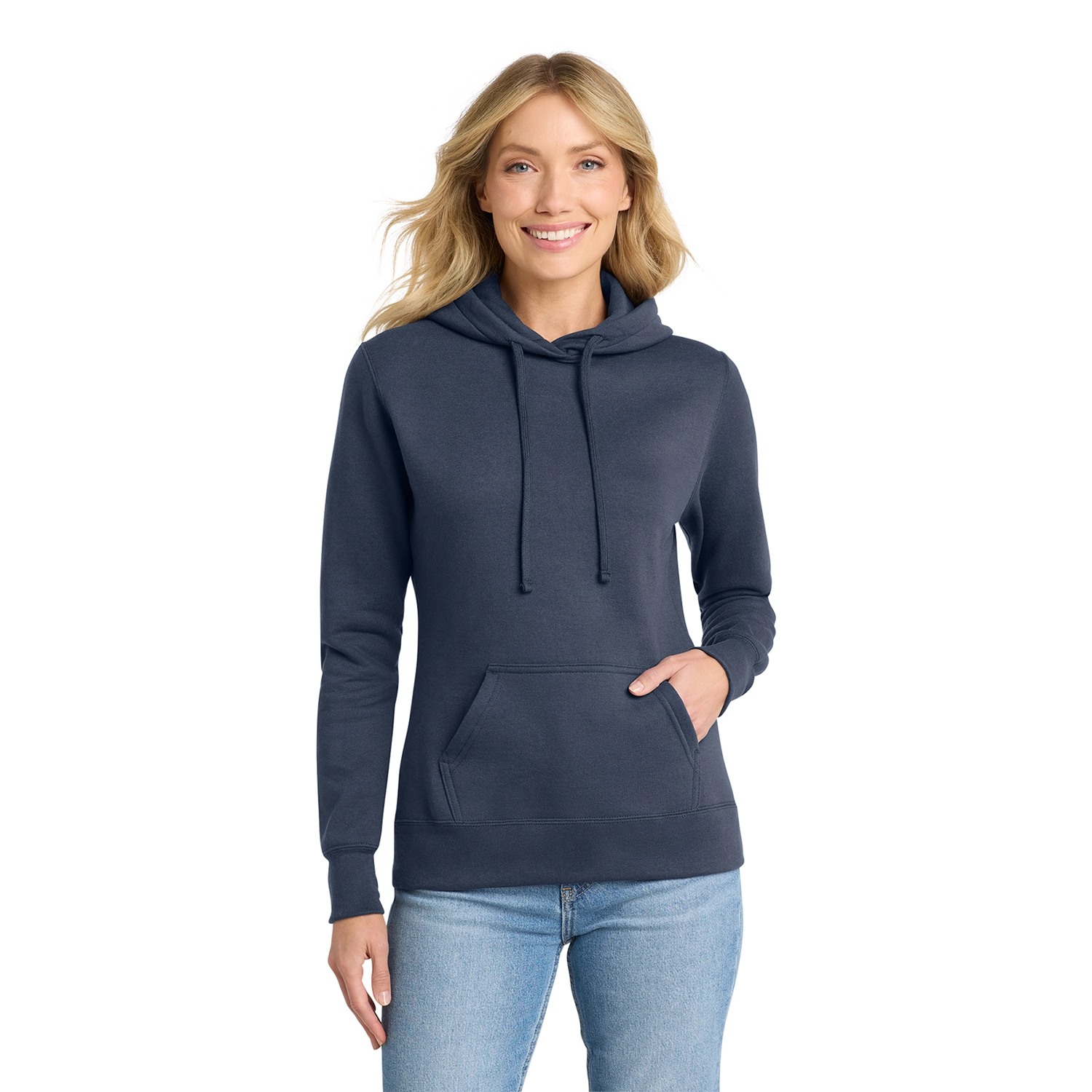 Port & Co Decorated Women’s Core Fleece Pullover Hooded Sweatshirt 8