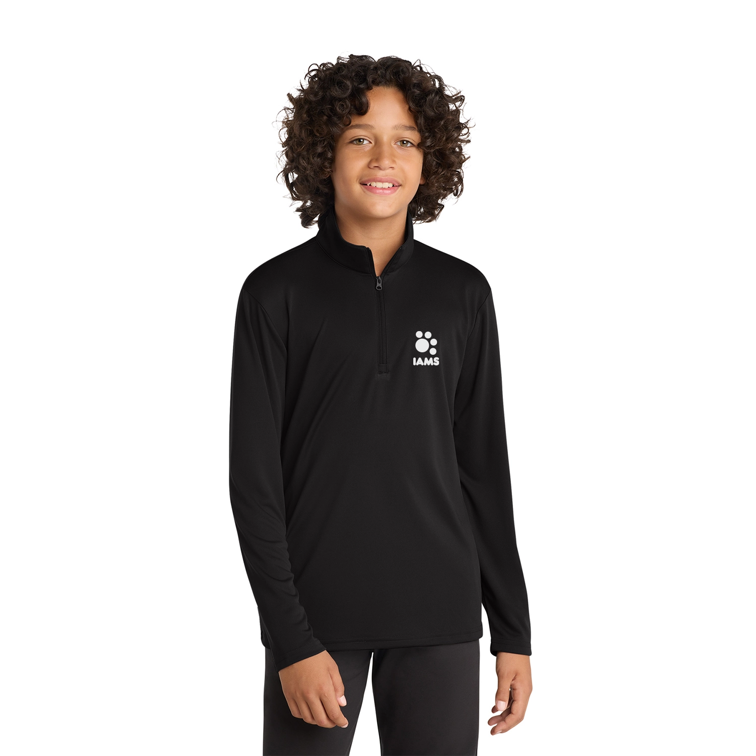 Sport-Tek Youth PosiCharge Competitor 1/4-Zip Embroidered Pullover