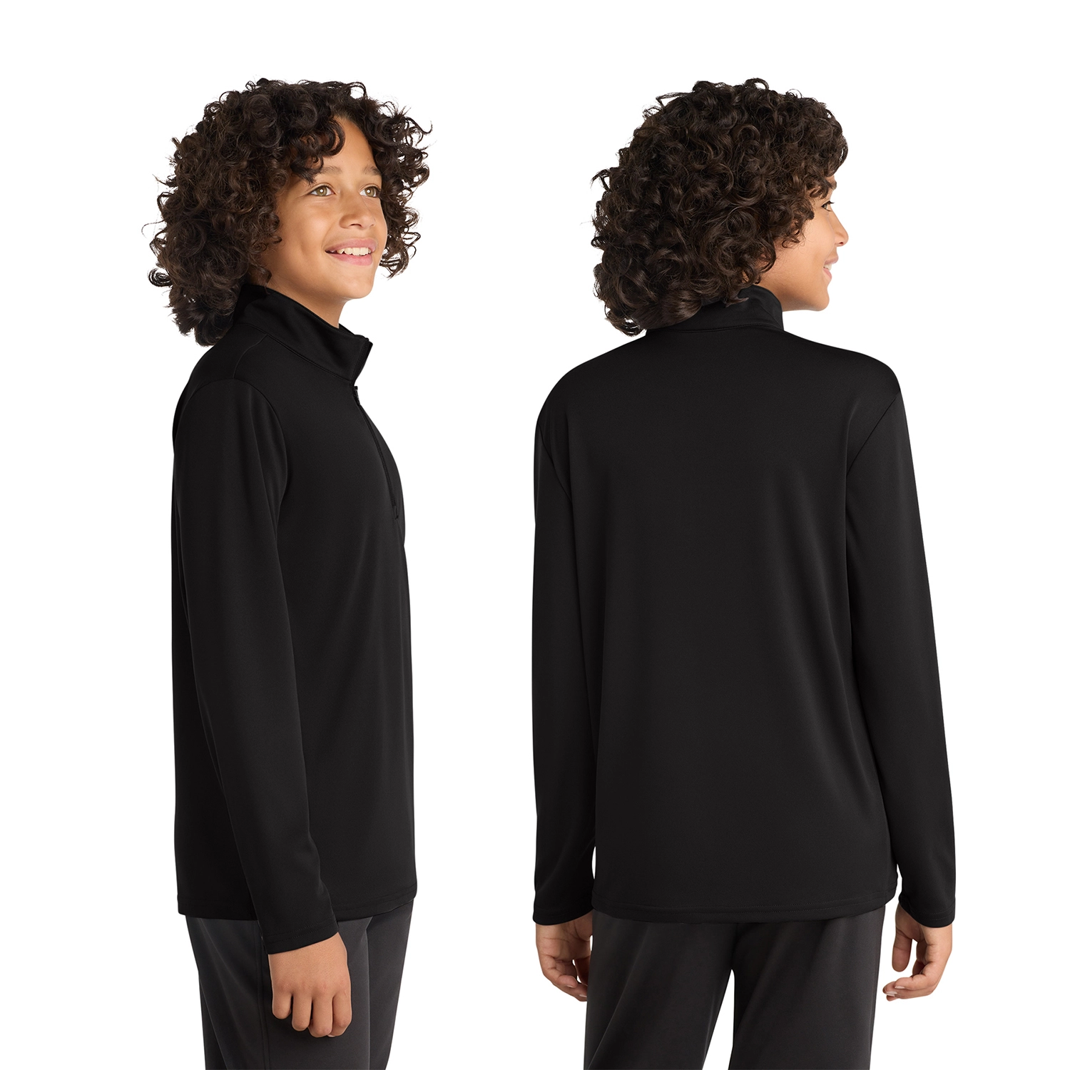 Sport-Tek Youth PosiCharge Competitor 1/4-Zip Embroidered Pullover