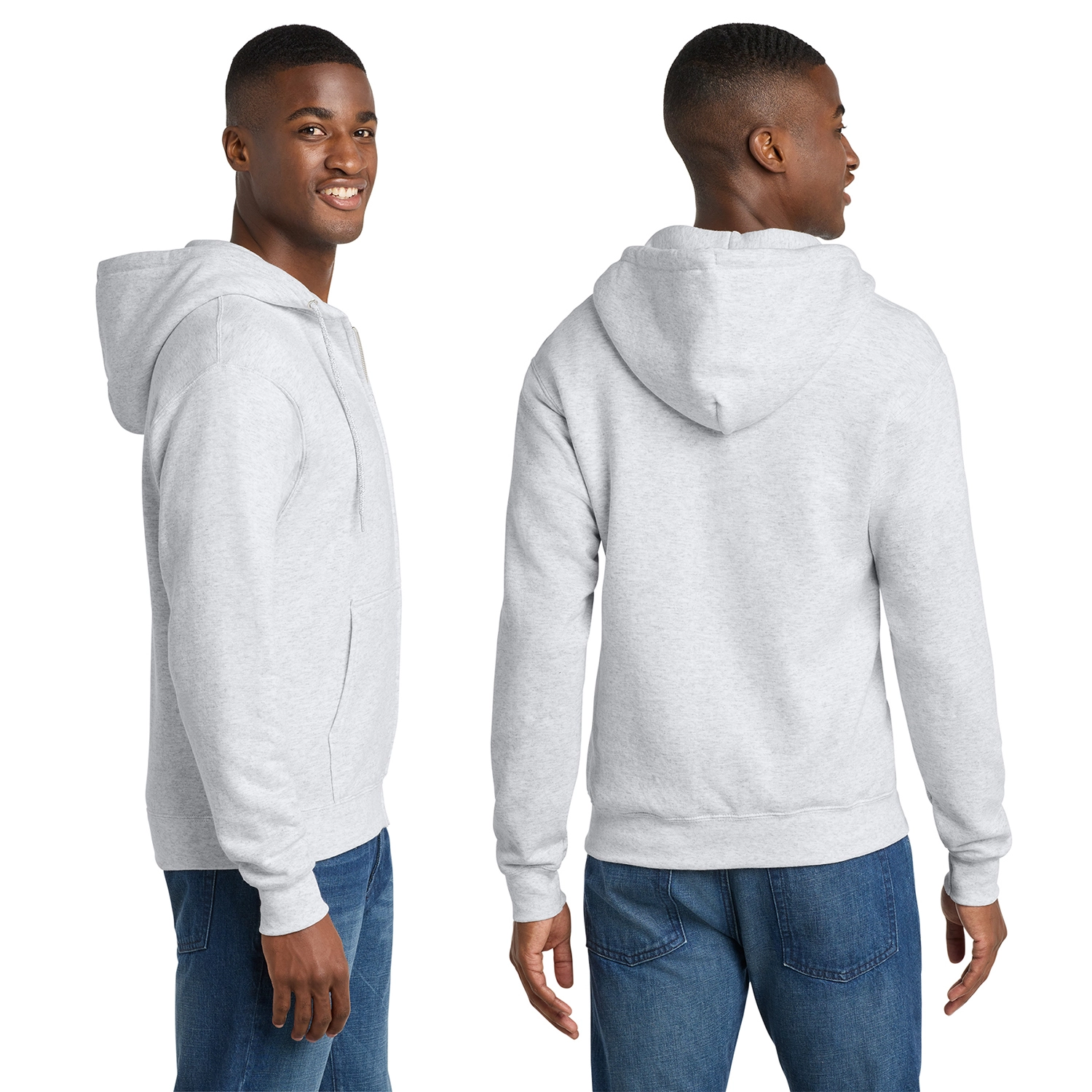 Port & Co Core Fleece Full-Zip Hooded Sweatshirt 2