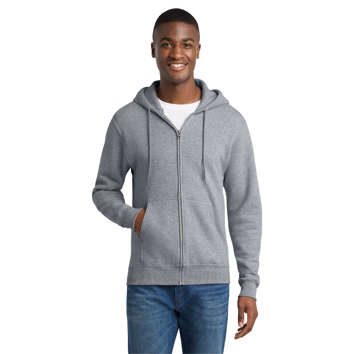 Port & Co Core Fleece Full-Zip Hooded Sweatshirt 3