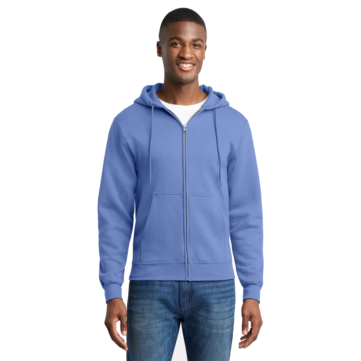 Port & Co Core Fleece Full-Zip Hooded Sweatshirt 5