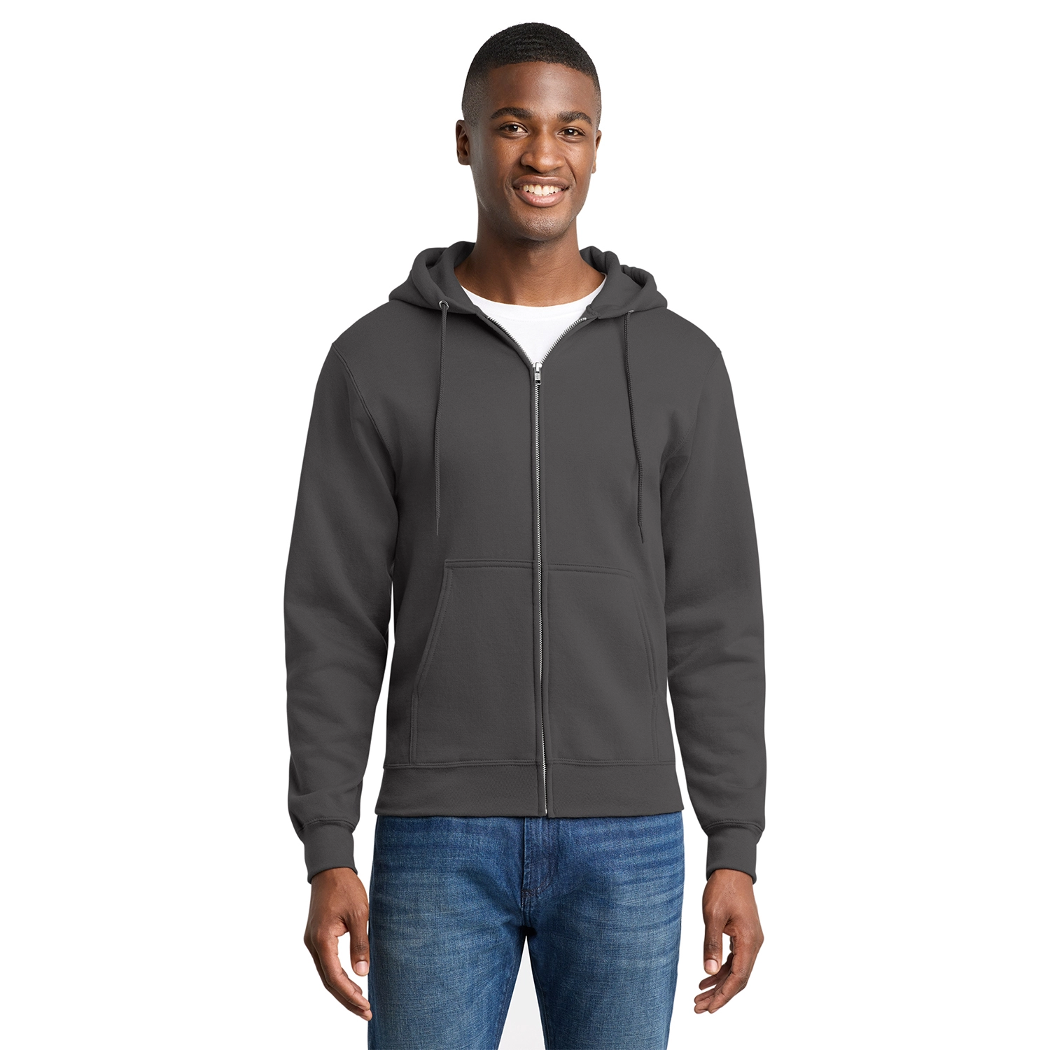 Port & Co Core Fleece Full-Zip Hooded Sweatshirt 6