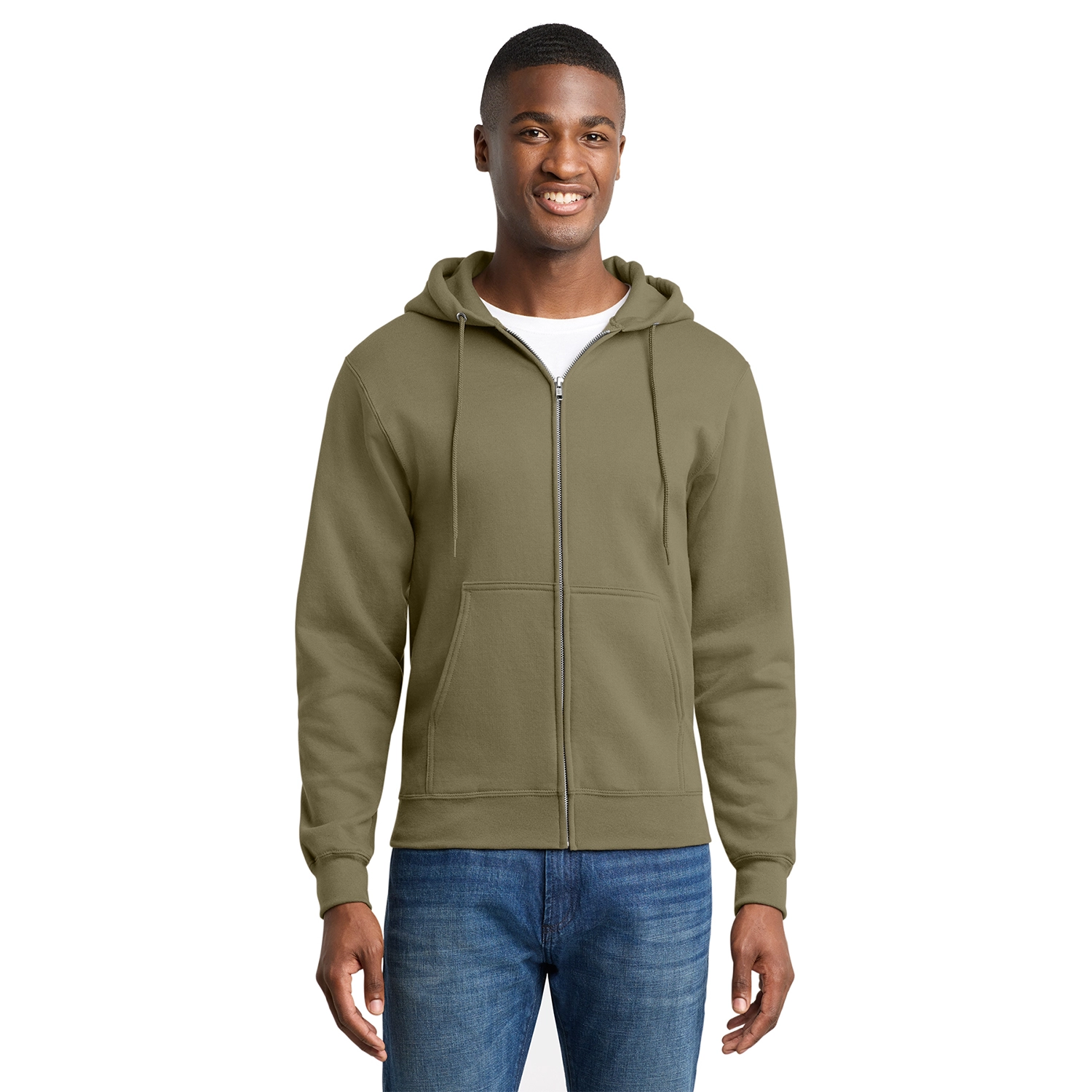 Port & Co Core Fleece Full-Zip Hooded Sweatshirt 7