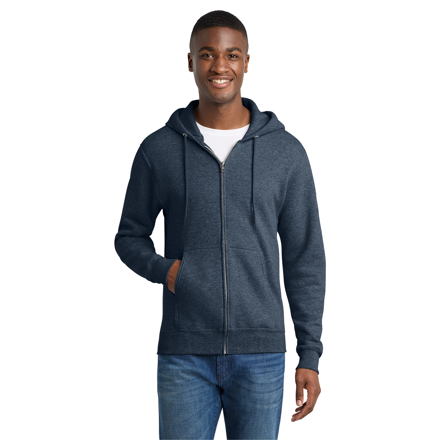 Port & Co Core Fleece Full-Zip Hooded Sweatshirt 12