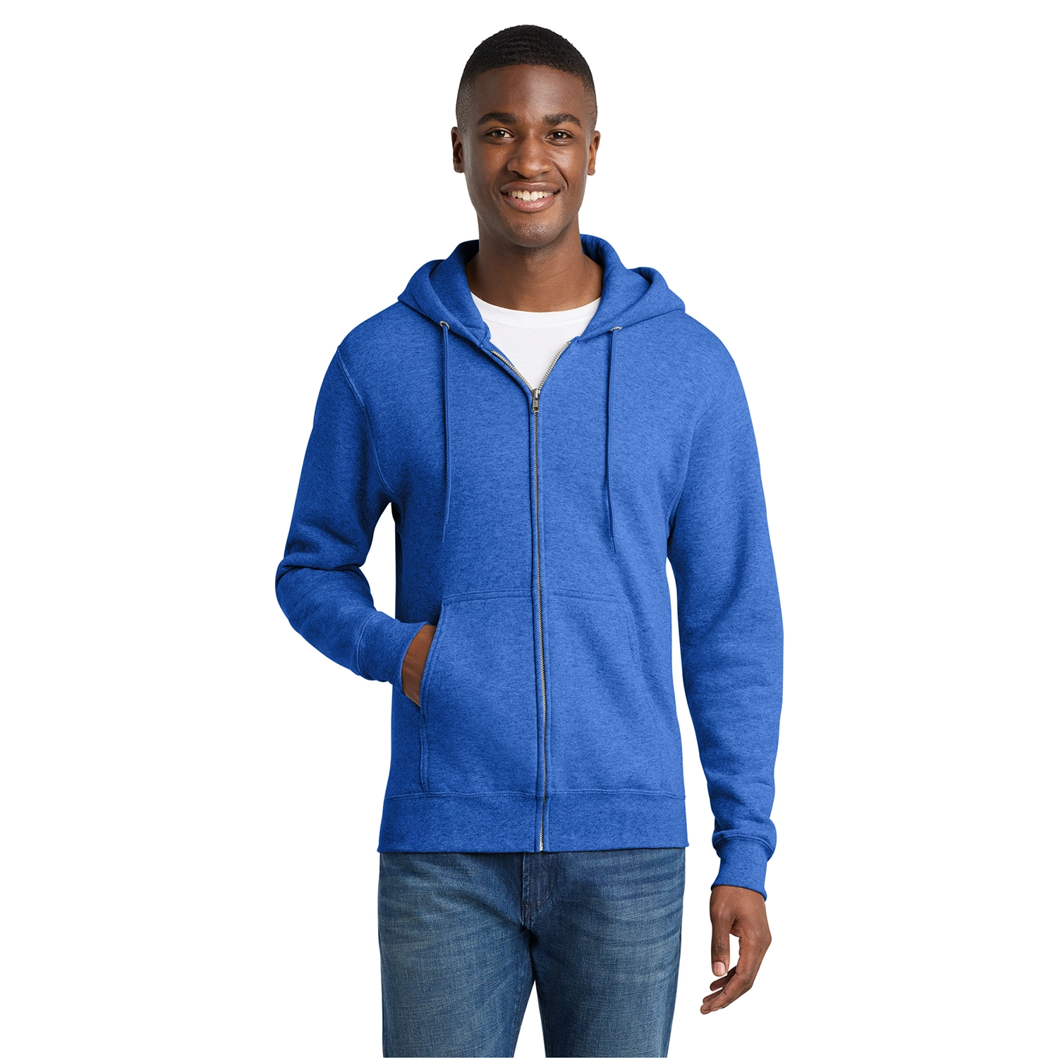Port & Co Core Fleece Full-Zip Hooded Sweatshirt 14