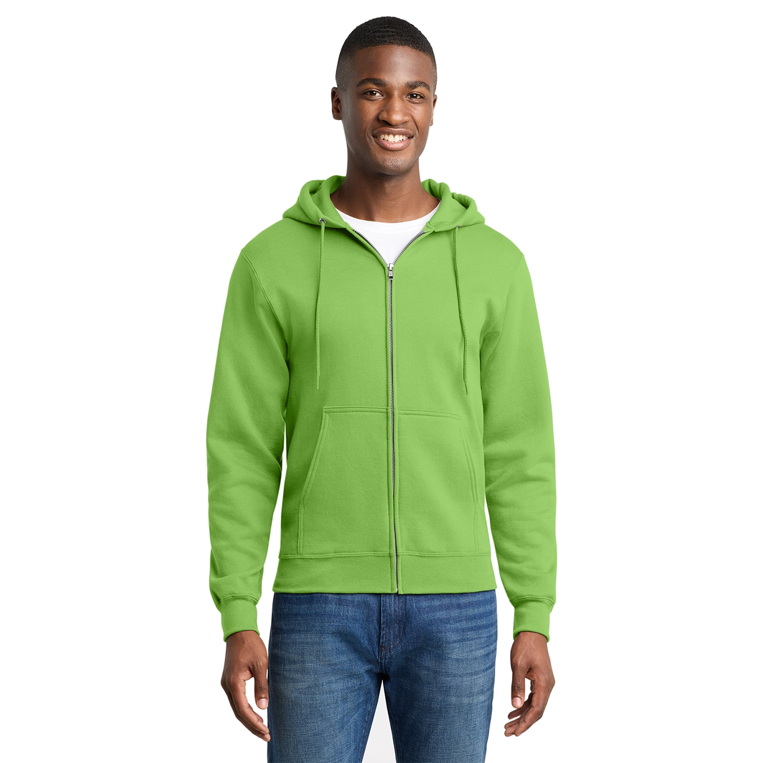 Port & Co Core Fleece Full-Zip Hooded Sweatshirt 17
