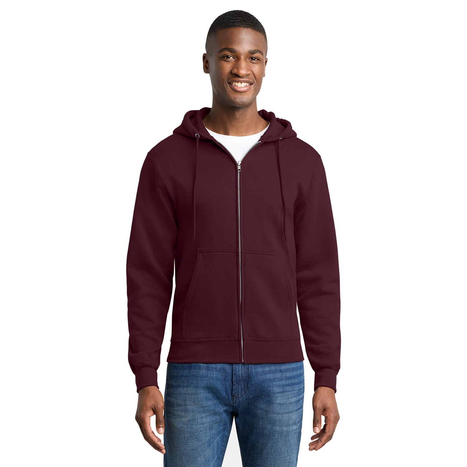 Port & Co Core Fleece Full-Zip Hooded Sweatshirt 18