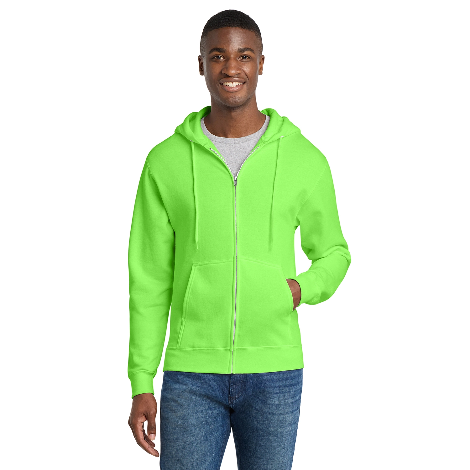 Port & Co Core Fleece Full-Zip Hooded Sweatshirt 21
