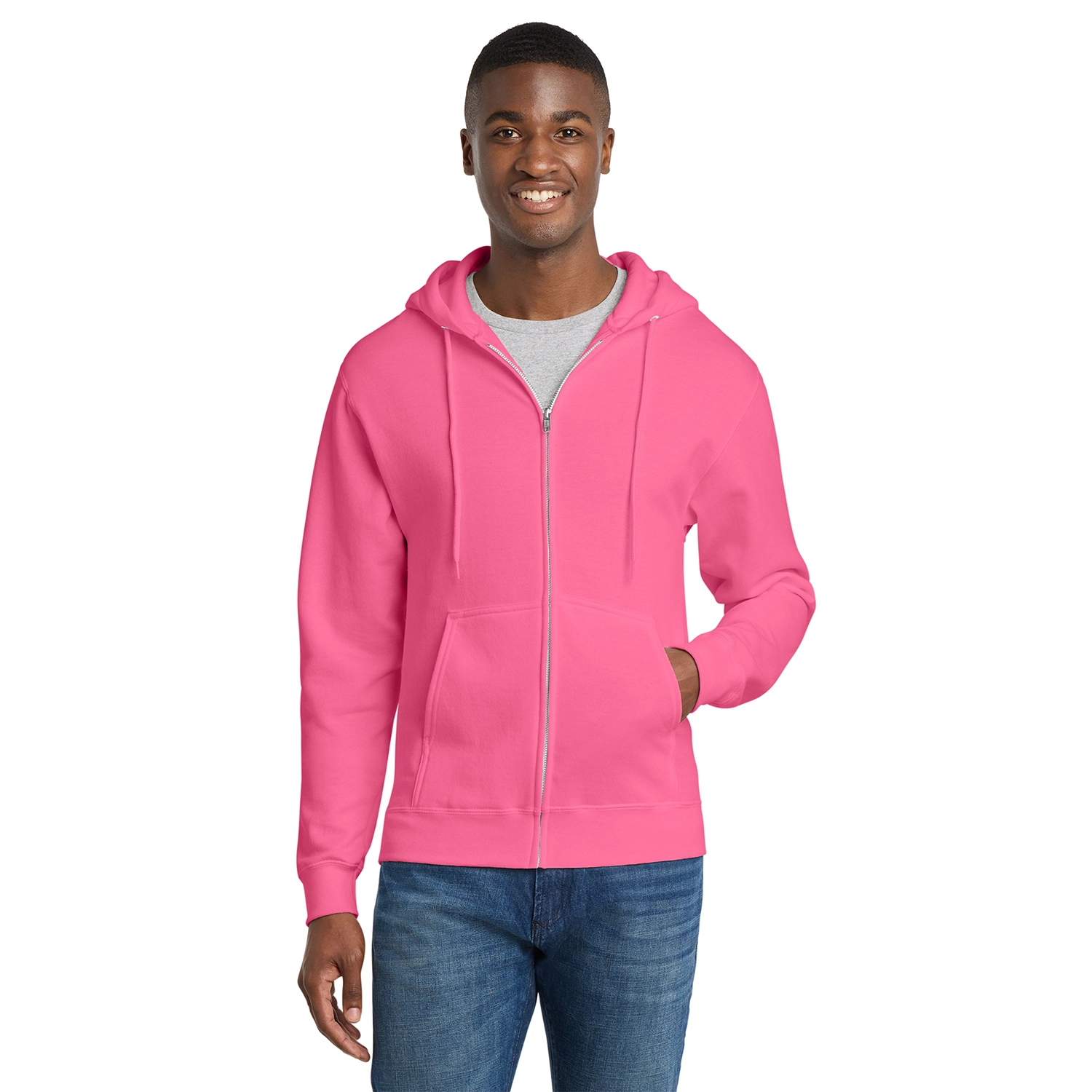 Port & Co Core Fleece Full-Zip Hooded Sweatshirt 23