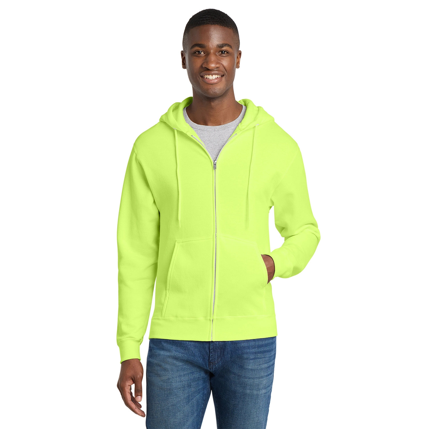 Port & Co Core Fleece Full-Zip Hooded Sweatshirt 24