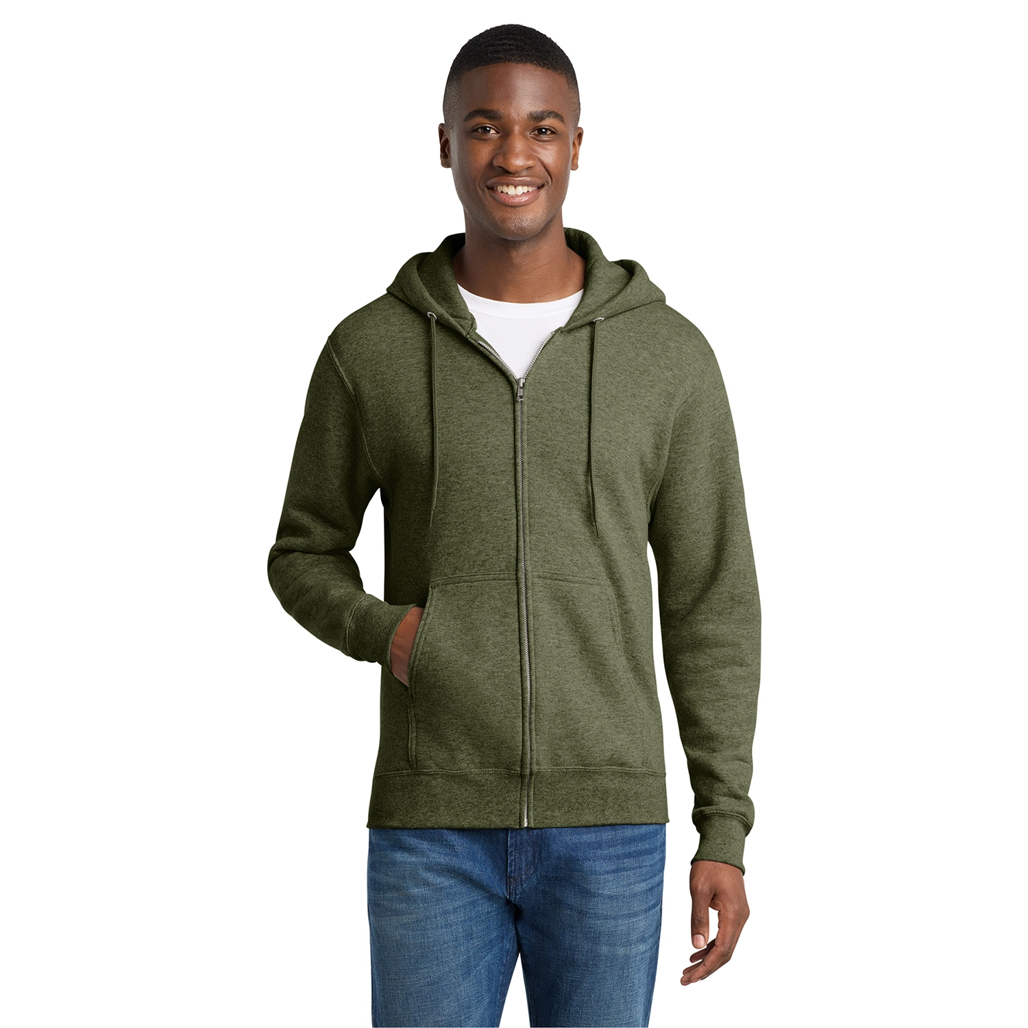 Port & Co Core Fleece Full-Zip Hooded Sweatshirt 25
