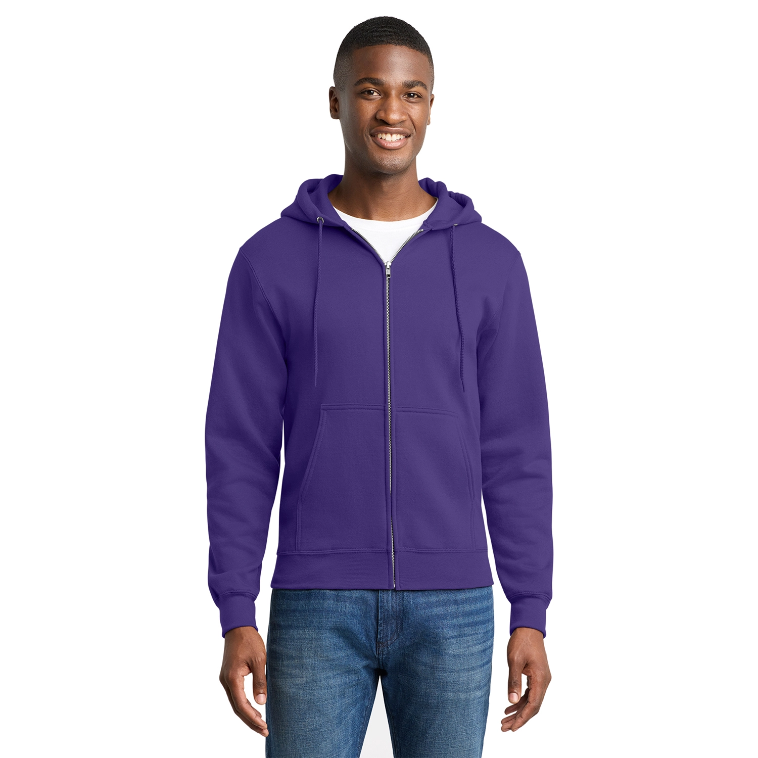 Port & Co Core Fleece Full-Zip Hooded Sweatshirt 27