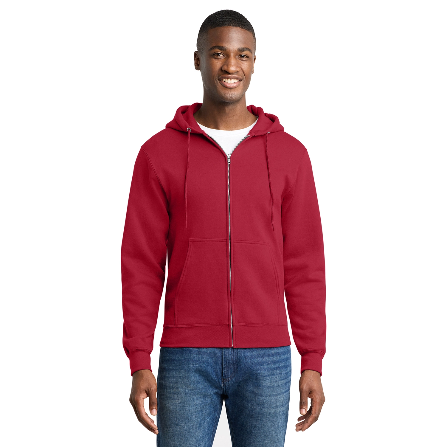 Port & Co Core Fleece Full-Zip Hooded Sweatshirt 28