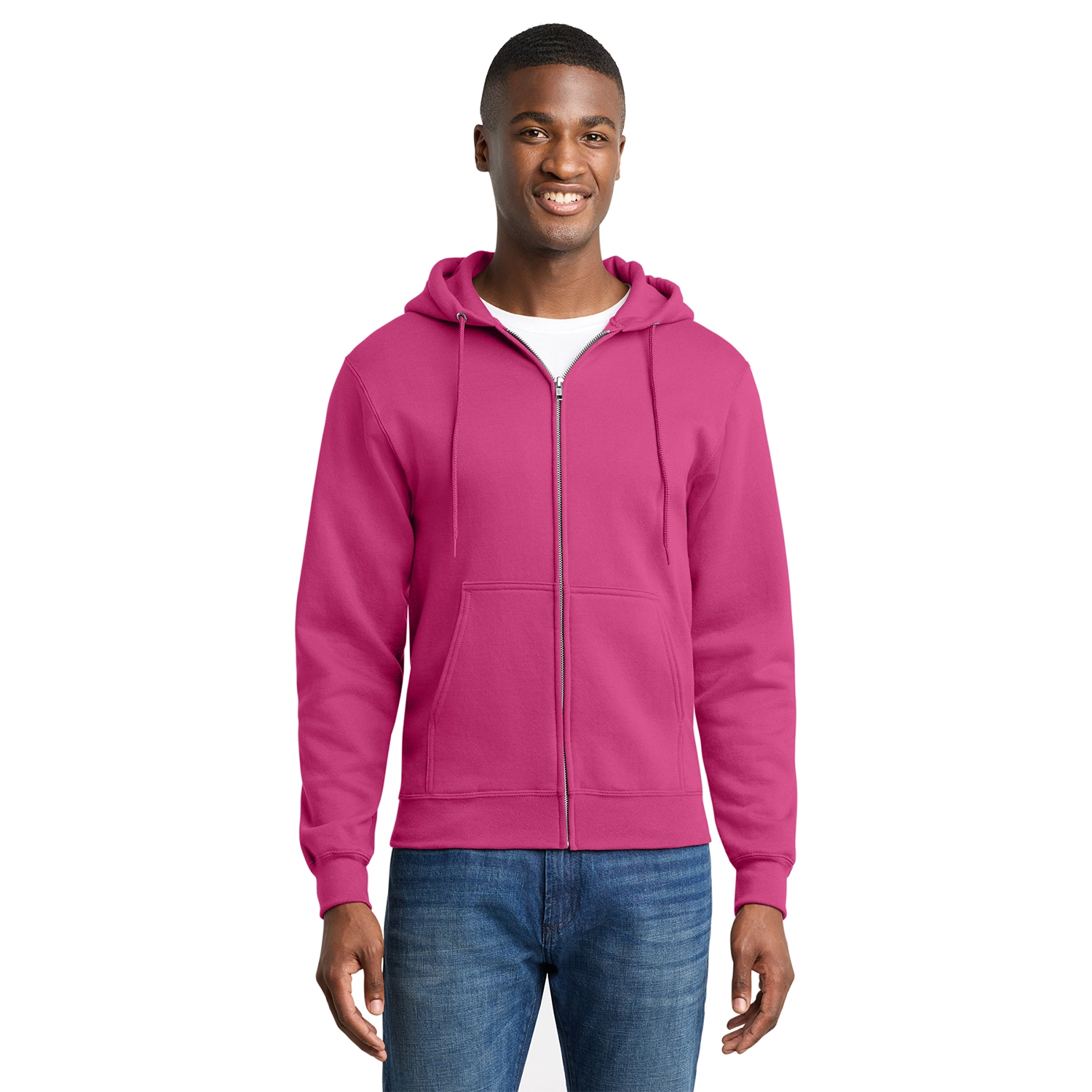 Port & Co Core Fleece Full-Zip Hooded Sweatshirt 30