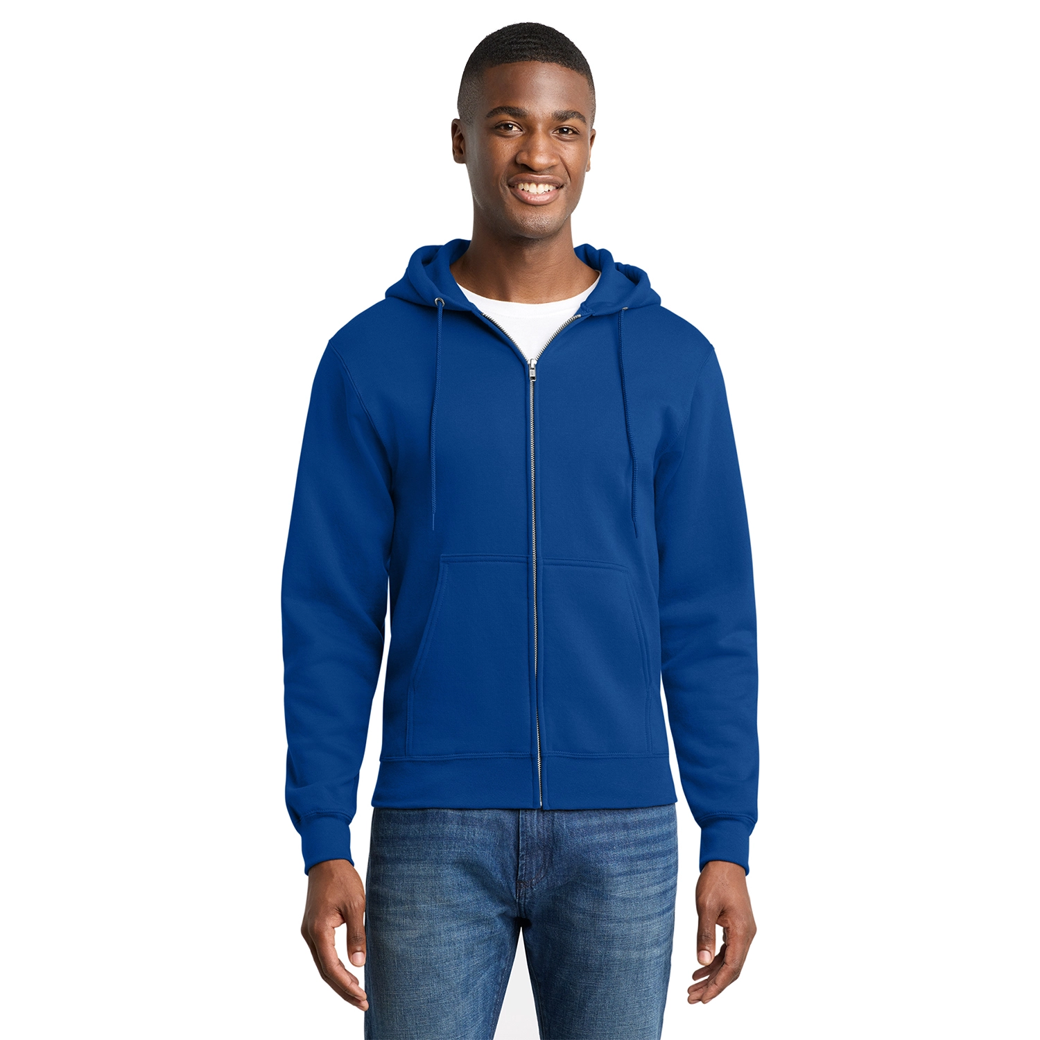 Port & Co Core Fleece Full-Zip Hooded Sweatshirt 32