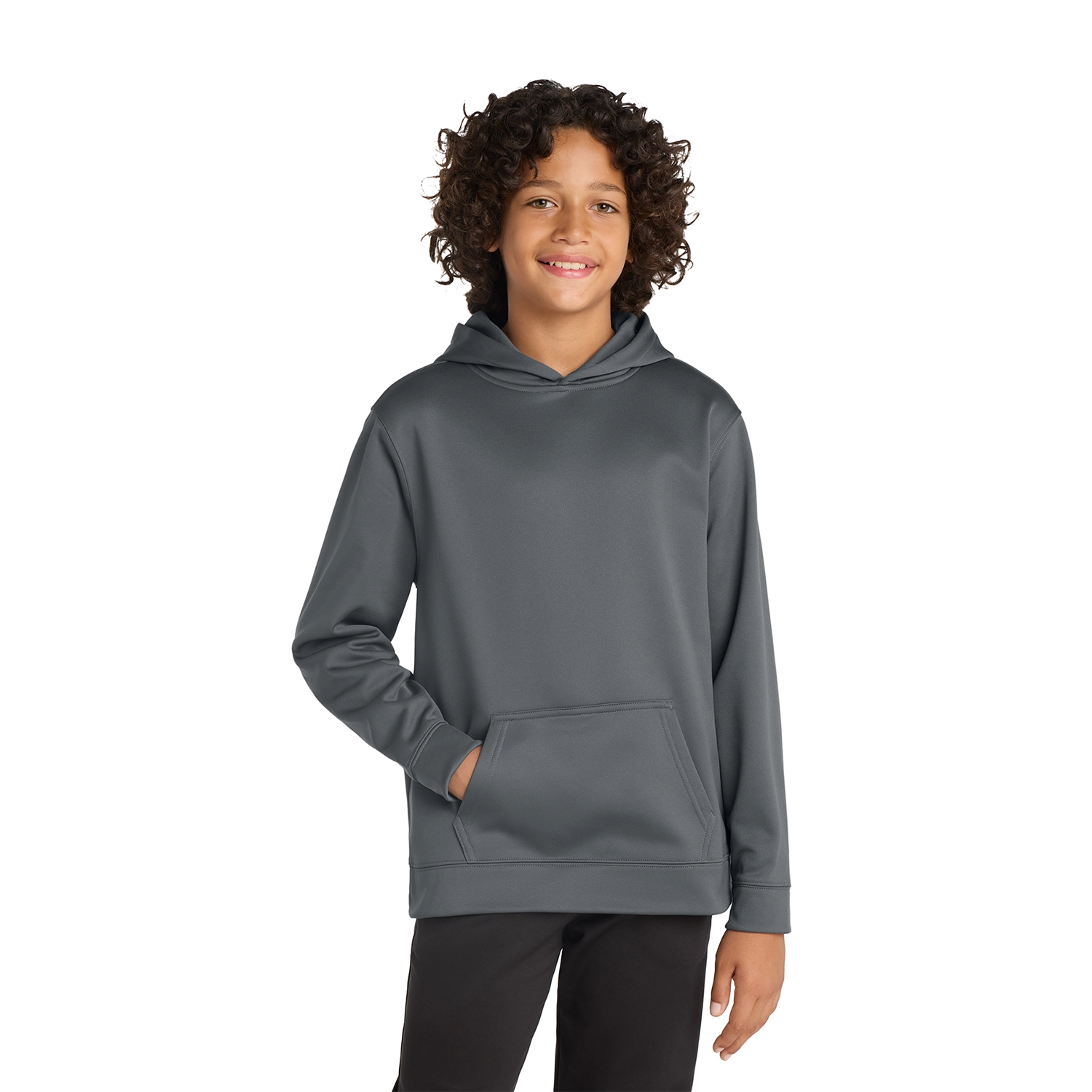 Sport-Tek Decorated Youth Sport-Wick Fleece Hooded Pullover 3