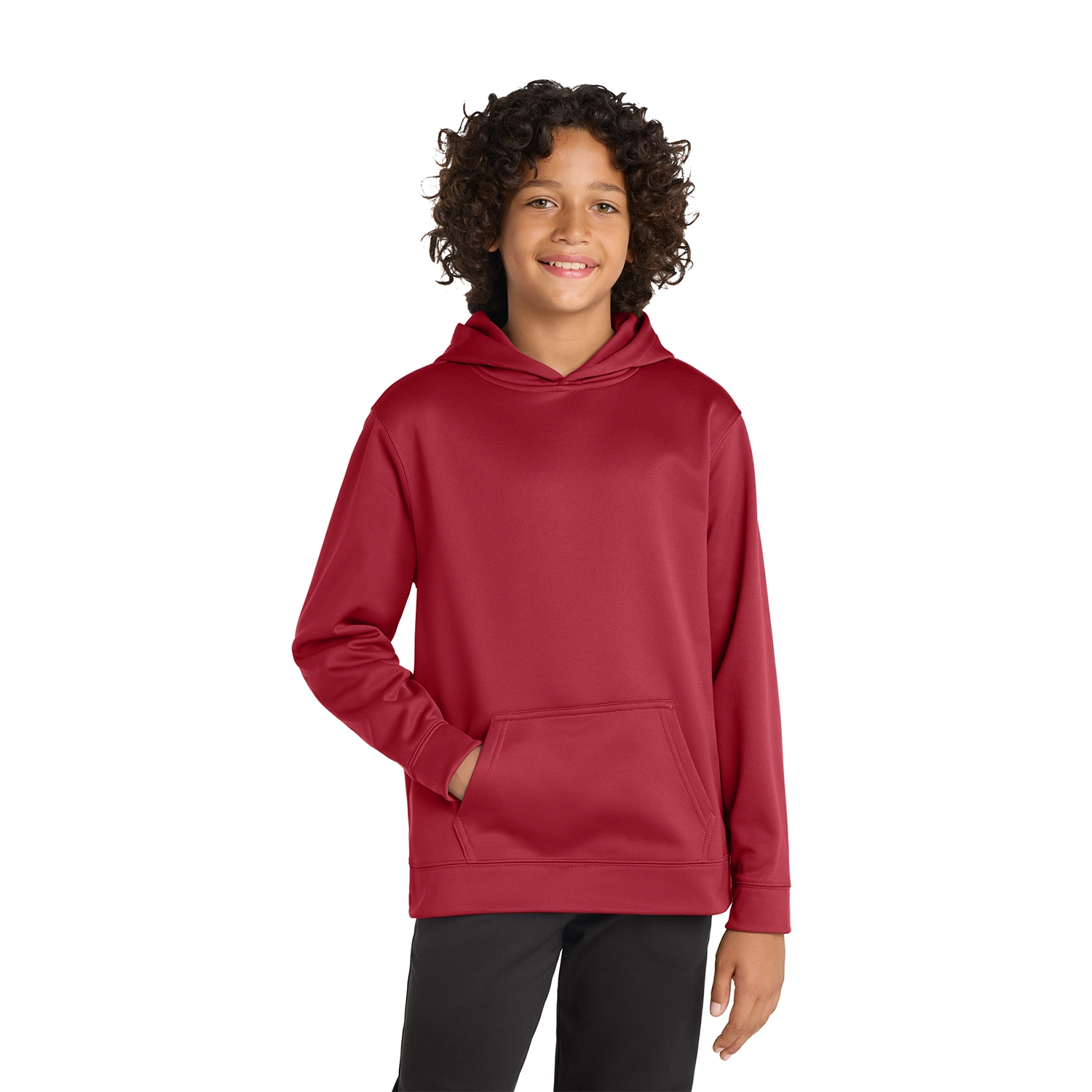 Sport-Tek Decorated Youth Sport-Wick Fleece Hooded Pullover 4
