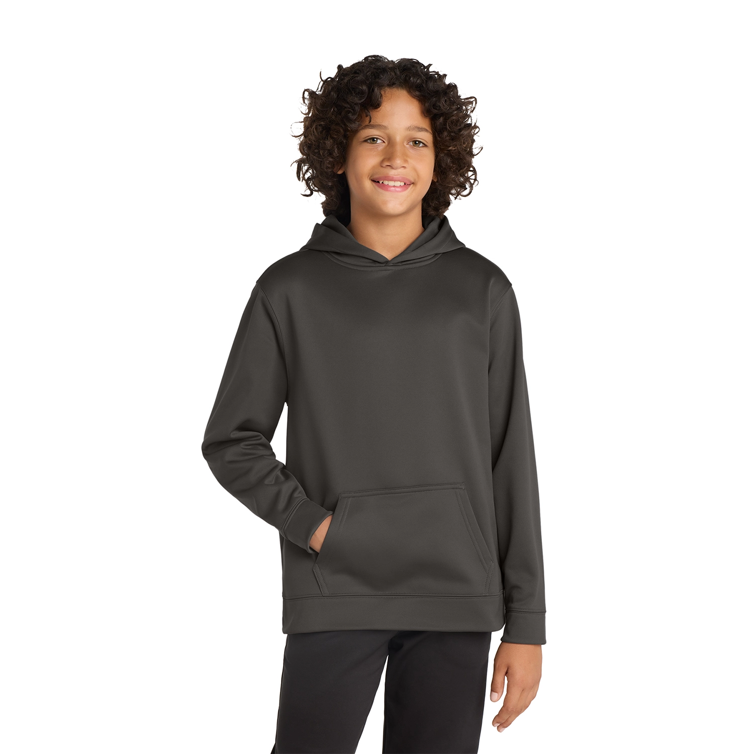 Sport-Tek Decorated Youth Sport-Wick Fleece Hooded Pullover 5