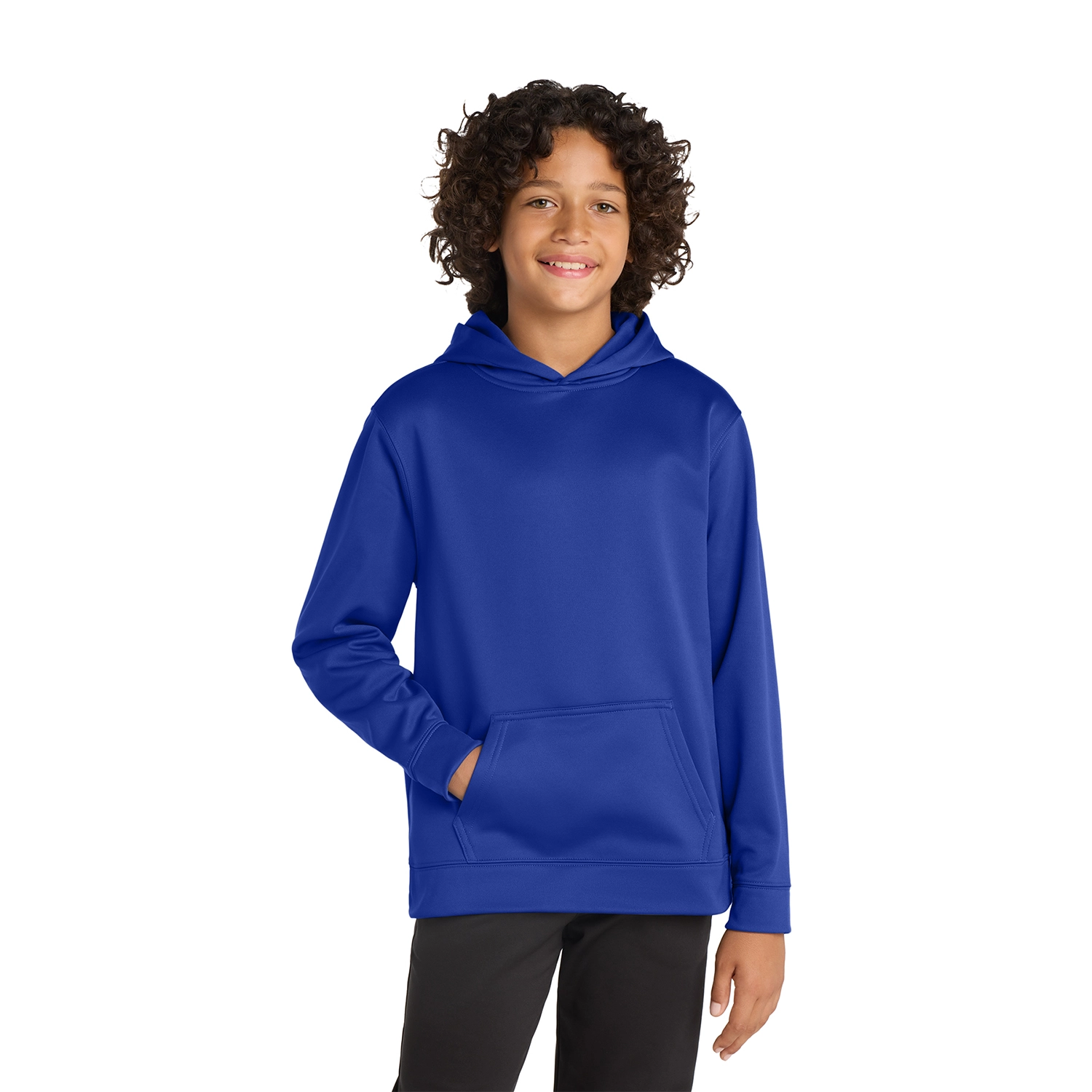 Sport-Tek Decorated Youth Sport-Wick Fleece Hooded Pullover 7