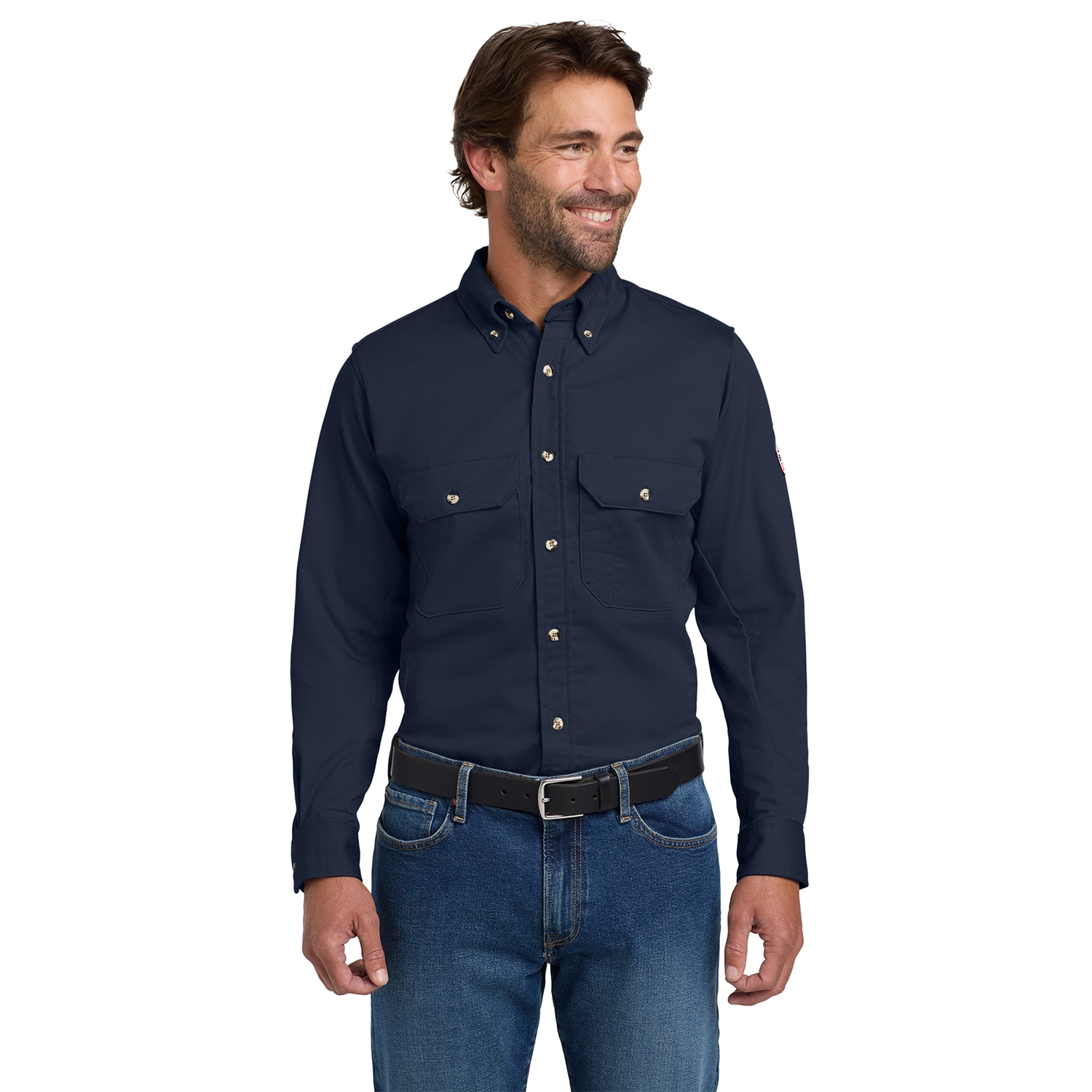 Bulwark EXCEL FR Embroidered ComforTouch Dress Uniform Shirt 4