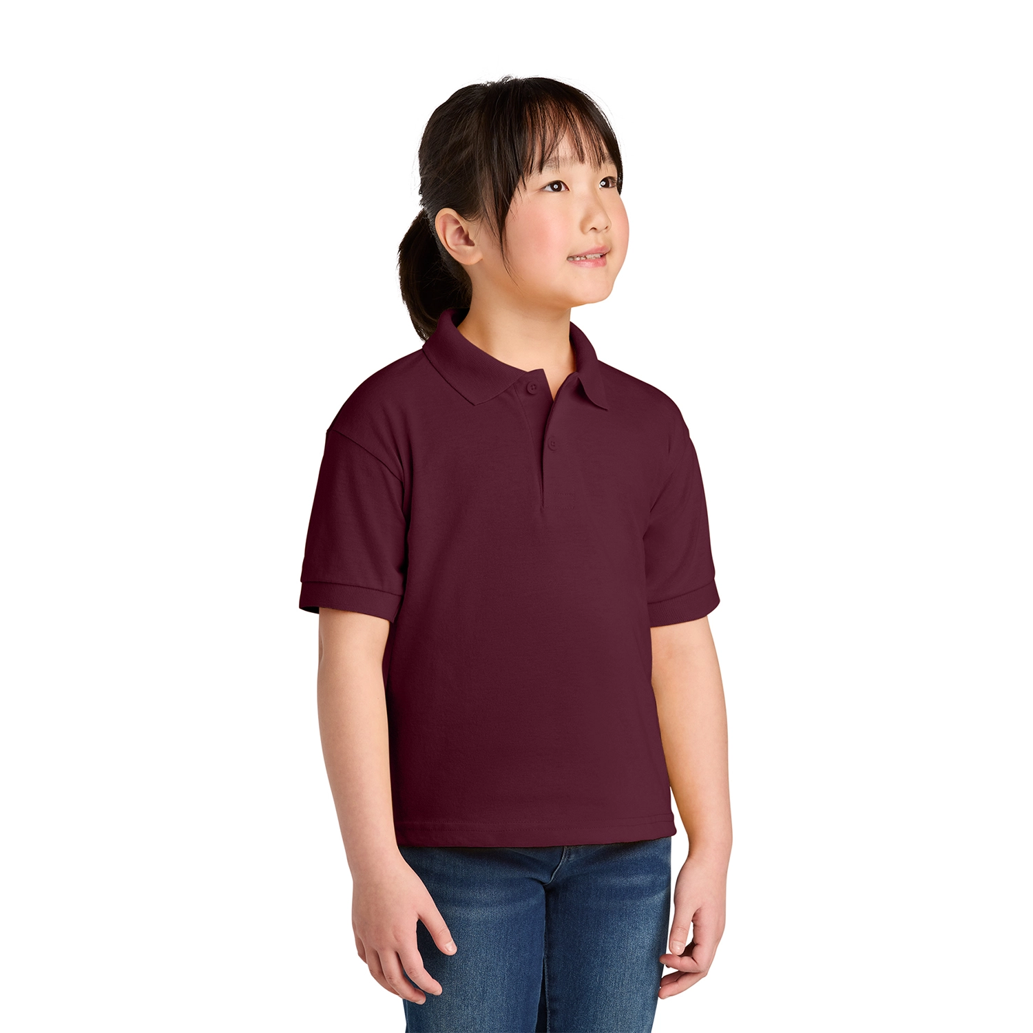 Gildan Embroidered Youth DryBlend 6-Ounce Jersey Knit Sport Shirt 6