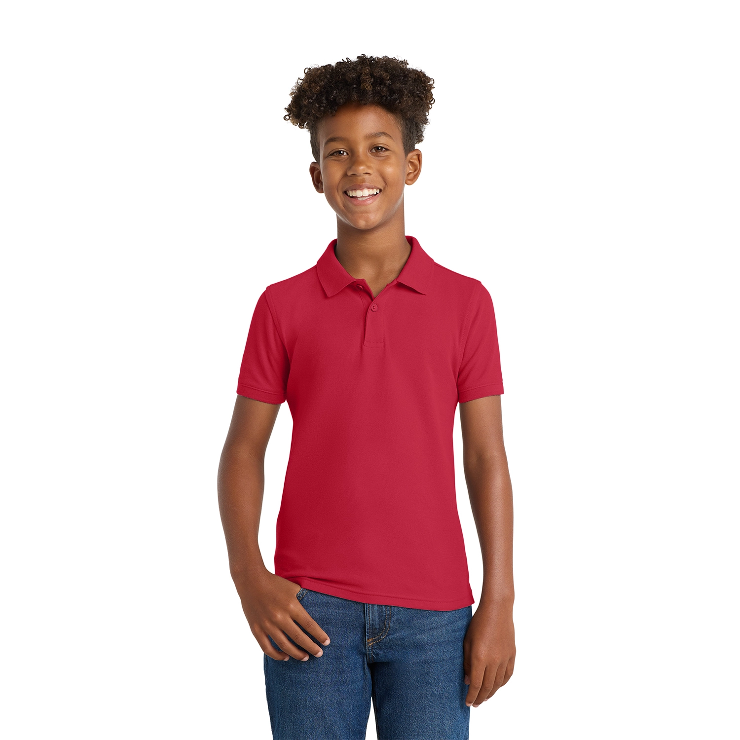 Port Authority Youth Core Classic Pique Embroidered Polo 6