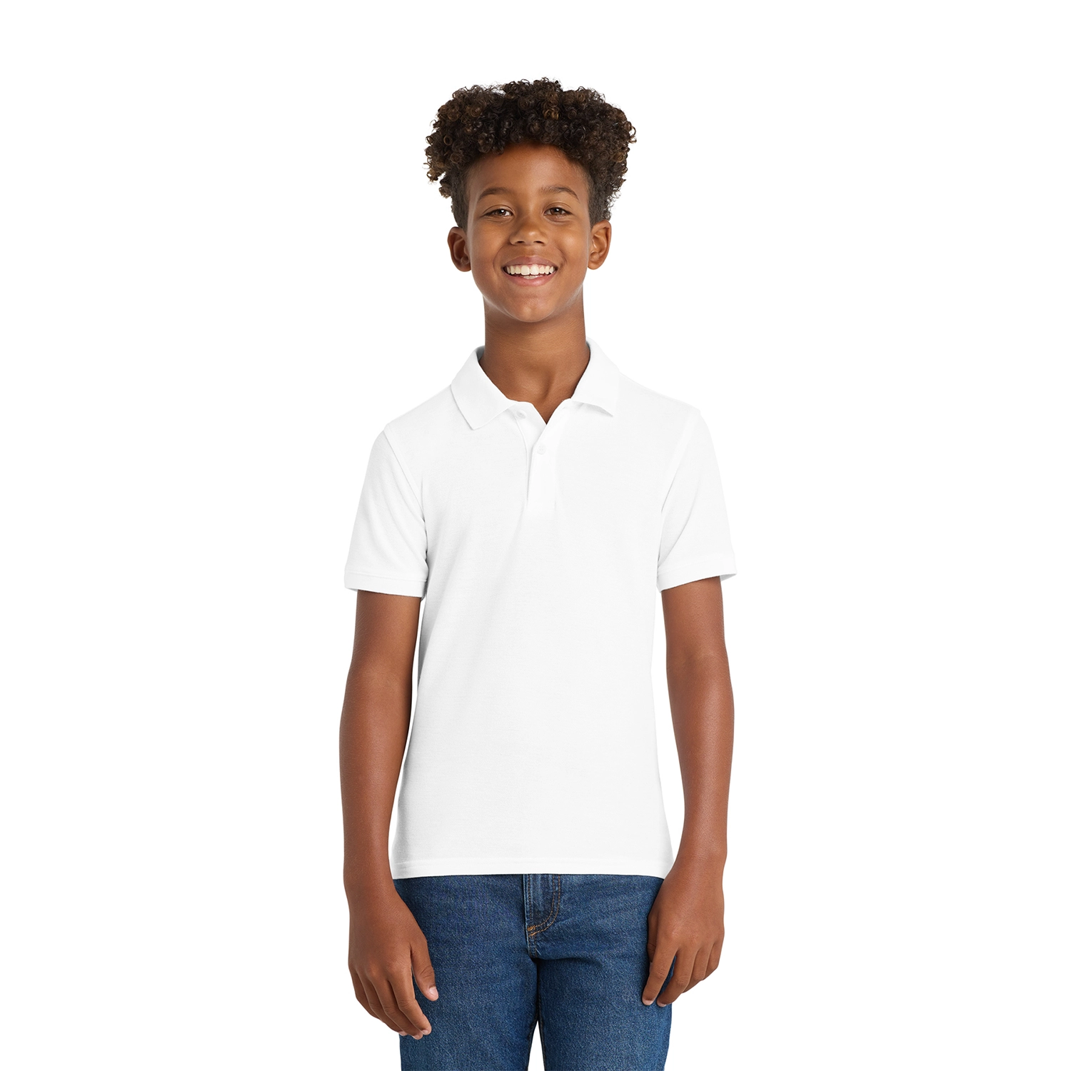 Port Authority Youth Core Classic Pique Embroidered Polo 9