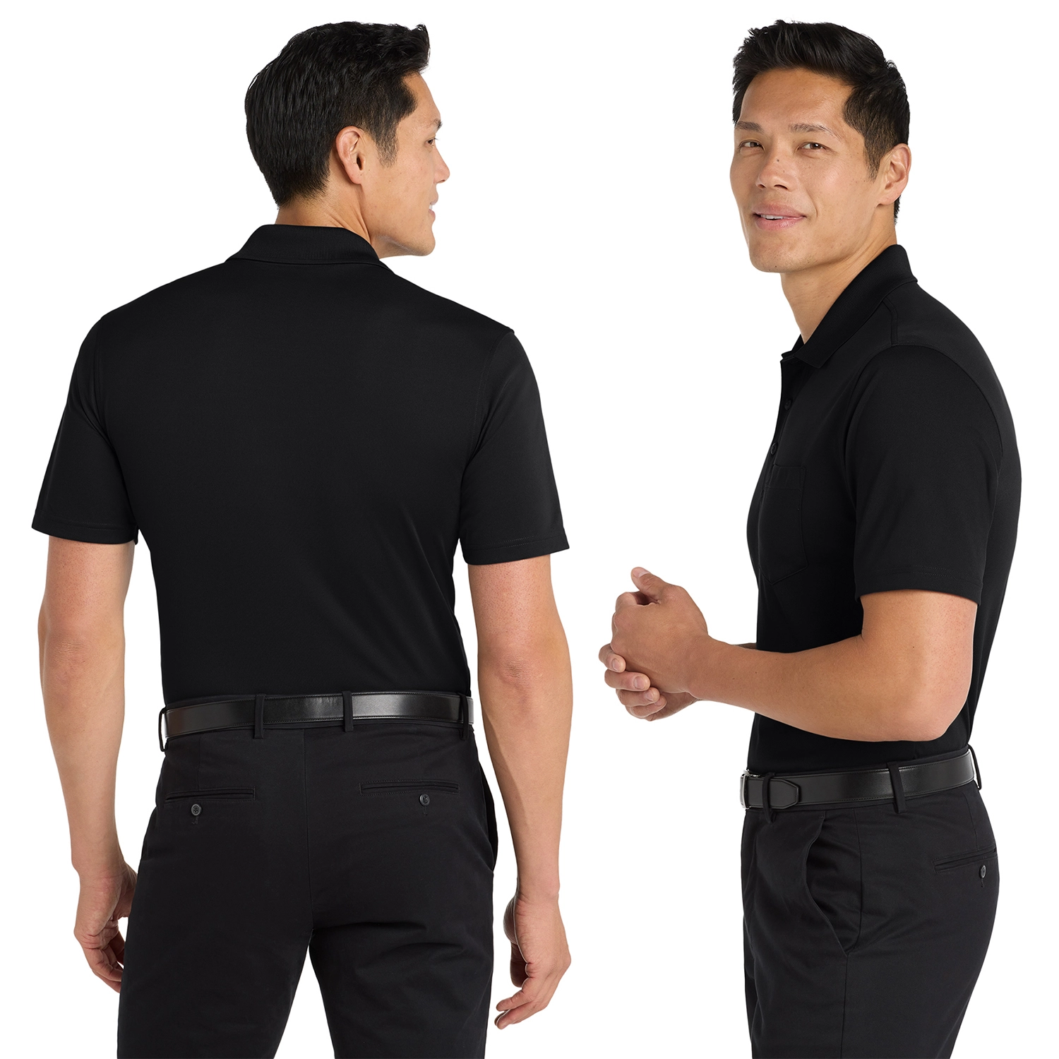 Port Authority Dry Zone UV Micro-Mesh Pocket Embroidered Polo 2