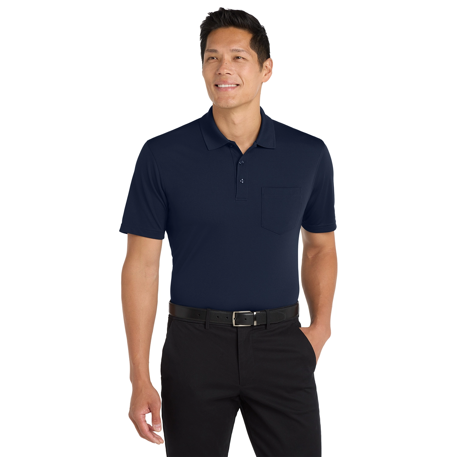 Port Authority Dry Zone UV Micro-Mesh Pocket Embroidered Polo 5