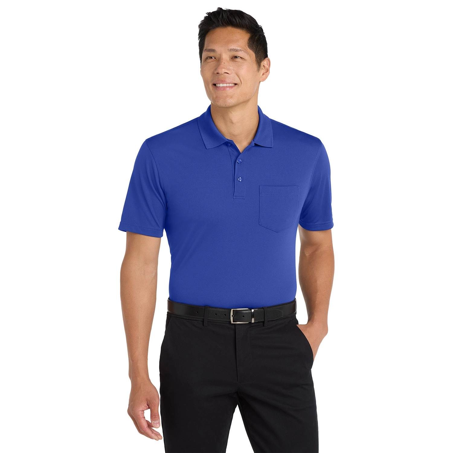 Port Authority Dry Zone UV Micro-Mesh Pocket Embroidered Polo 6