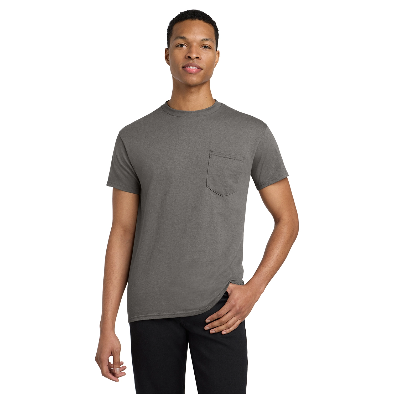 Gildan Decorated Heavy Cotton 100% Cotton Pocket T-Shirt 3