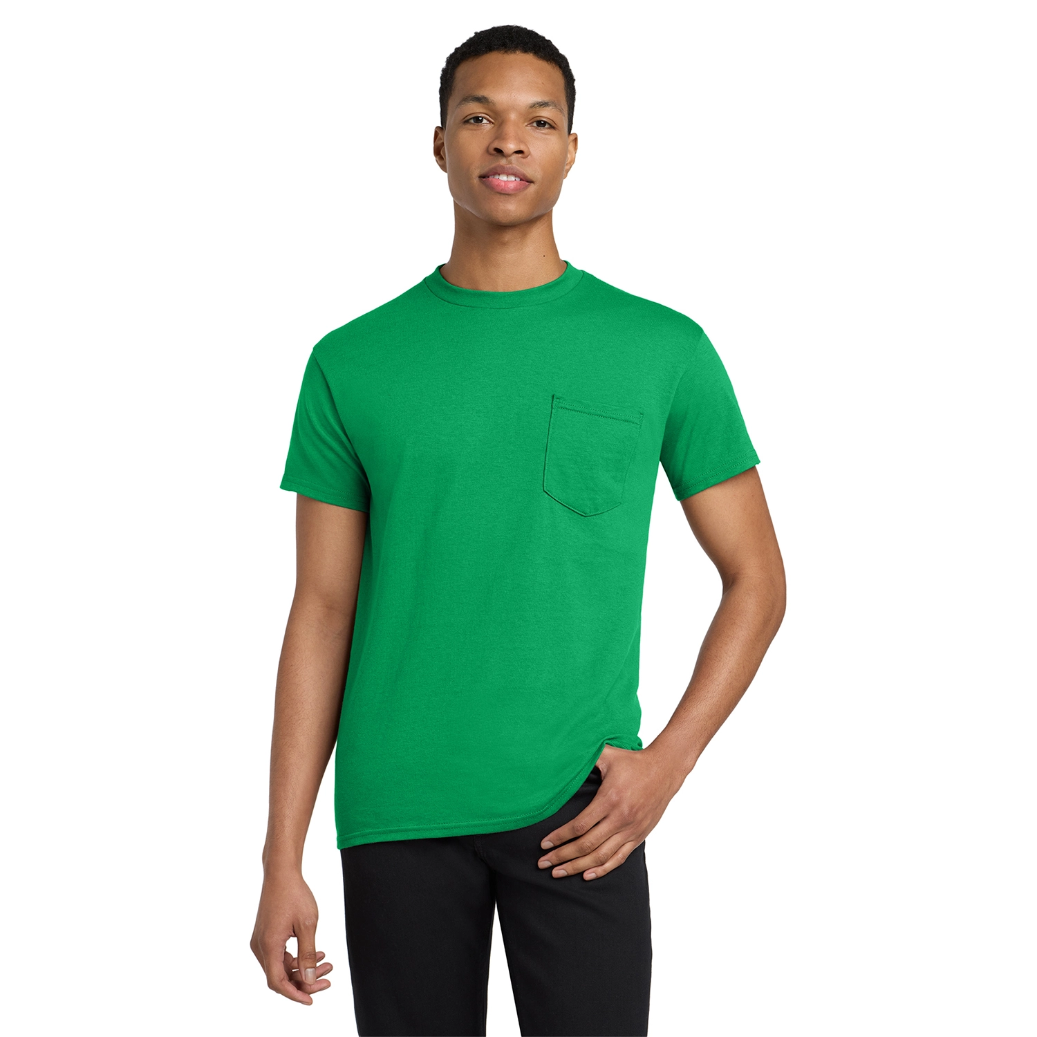 Gildan Decorated Heavy Cotton 100% Cotton Pocket T-Shirt 5