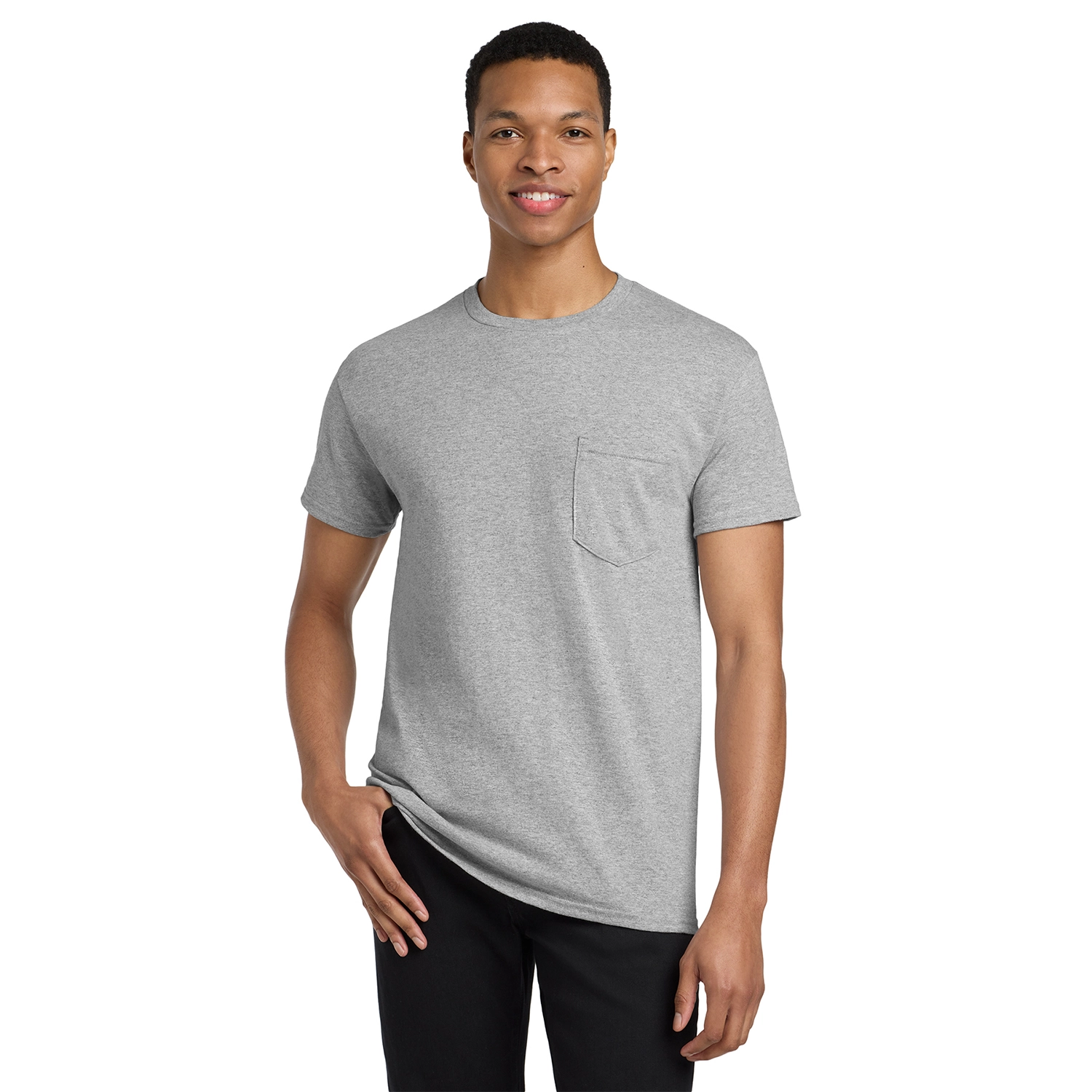 Gildan Decorated Heavy Cotton 100% Cotton Pocket T-Shirt 11