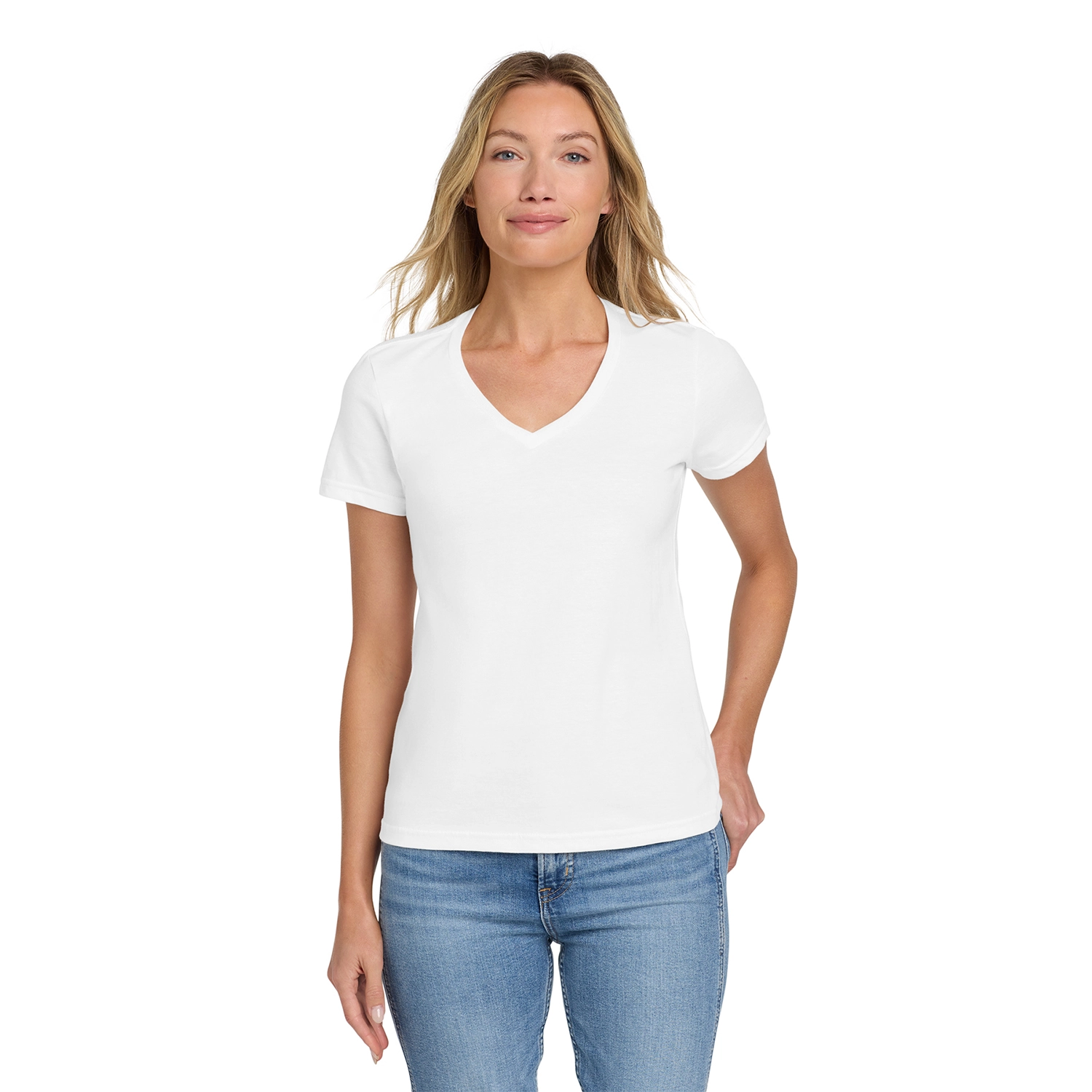Gildan Decorated Softstyle Women’s Fit V-Neck T-Shirt 7