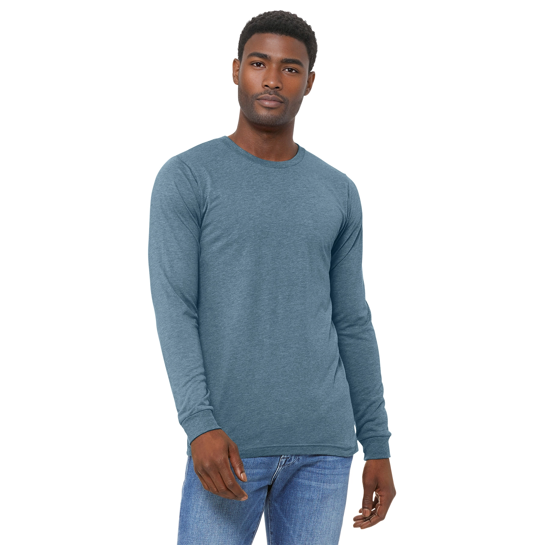 9891LS_Denim_Triblend