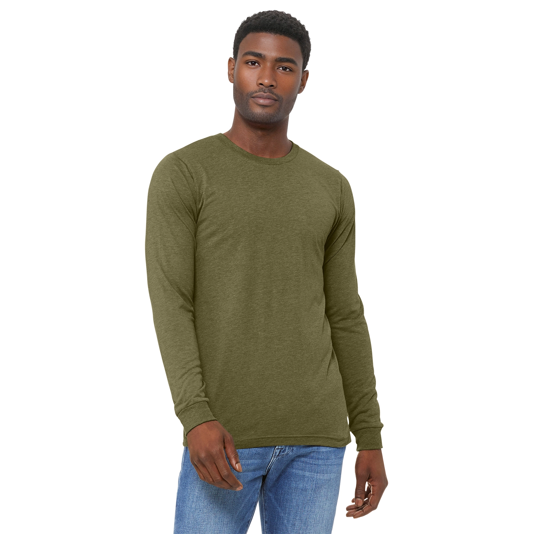 9891LS_Olive_Triblend_Green