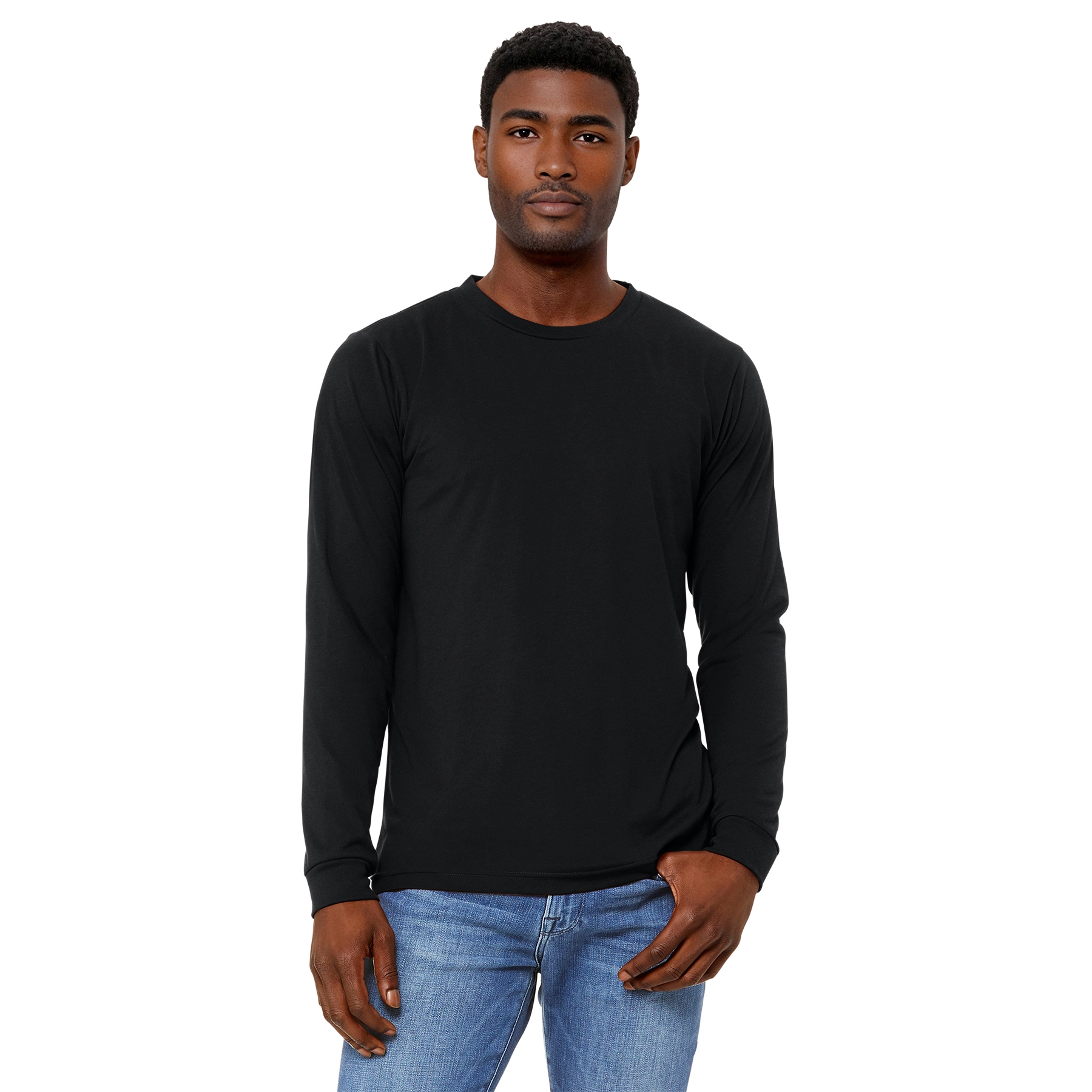 BELLA+CANVAS Decorated Unisex Triblend Long Sleeve Tee 13