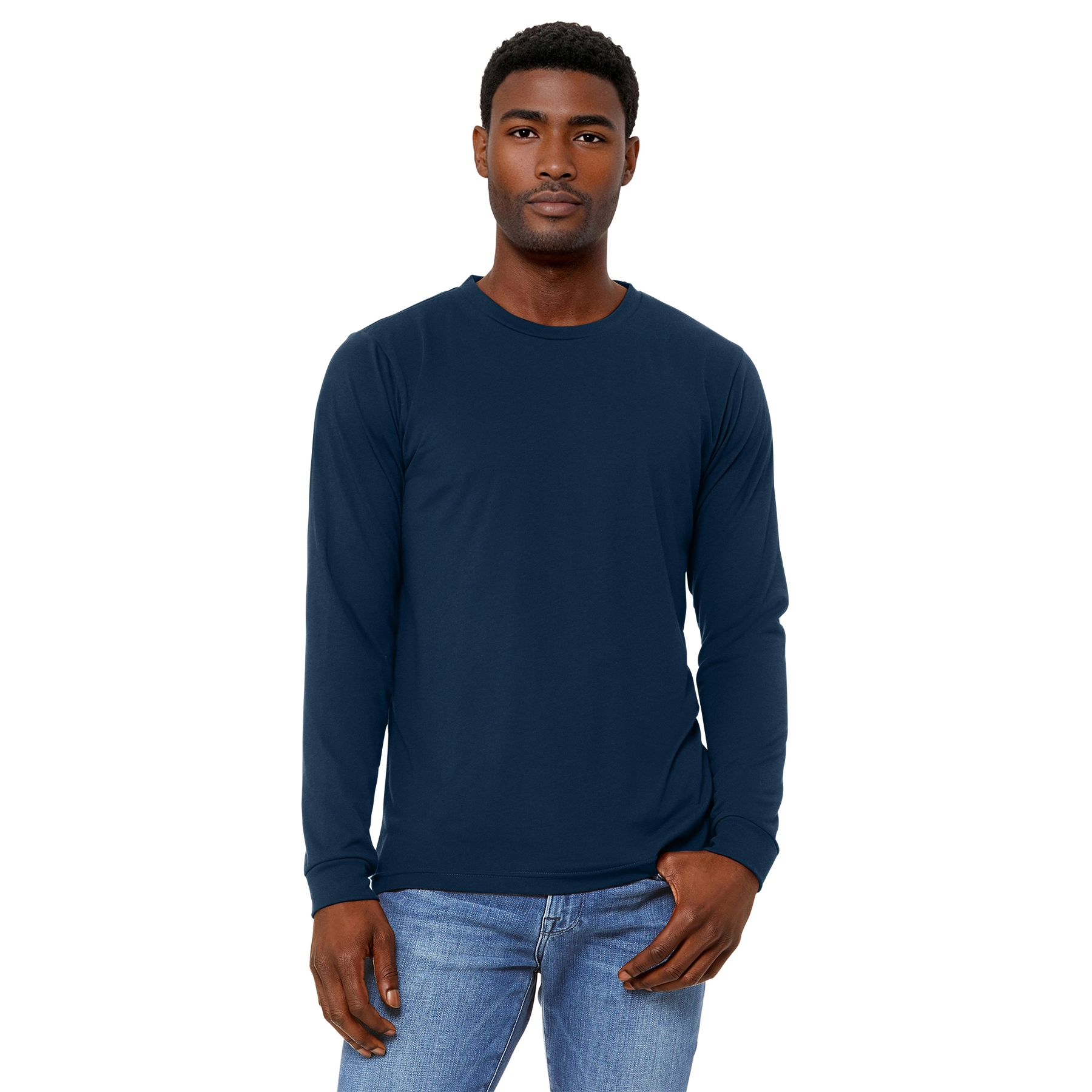 9891LS_Solid_Navy_Triblend_Blue