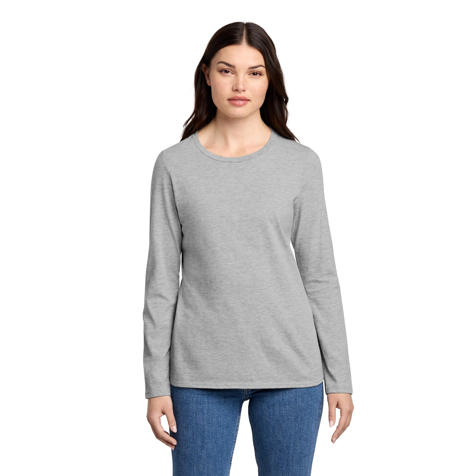 District Decorated Women’s Perfect Blend CVC Long Sleeve Tee 8