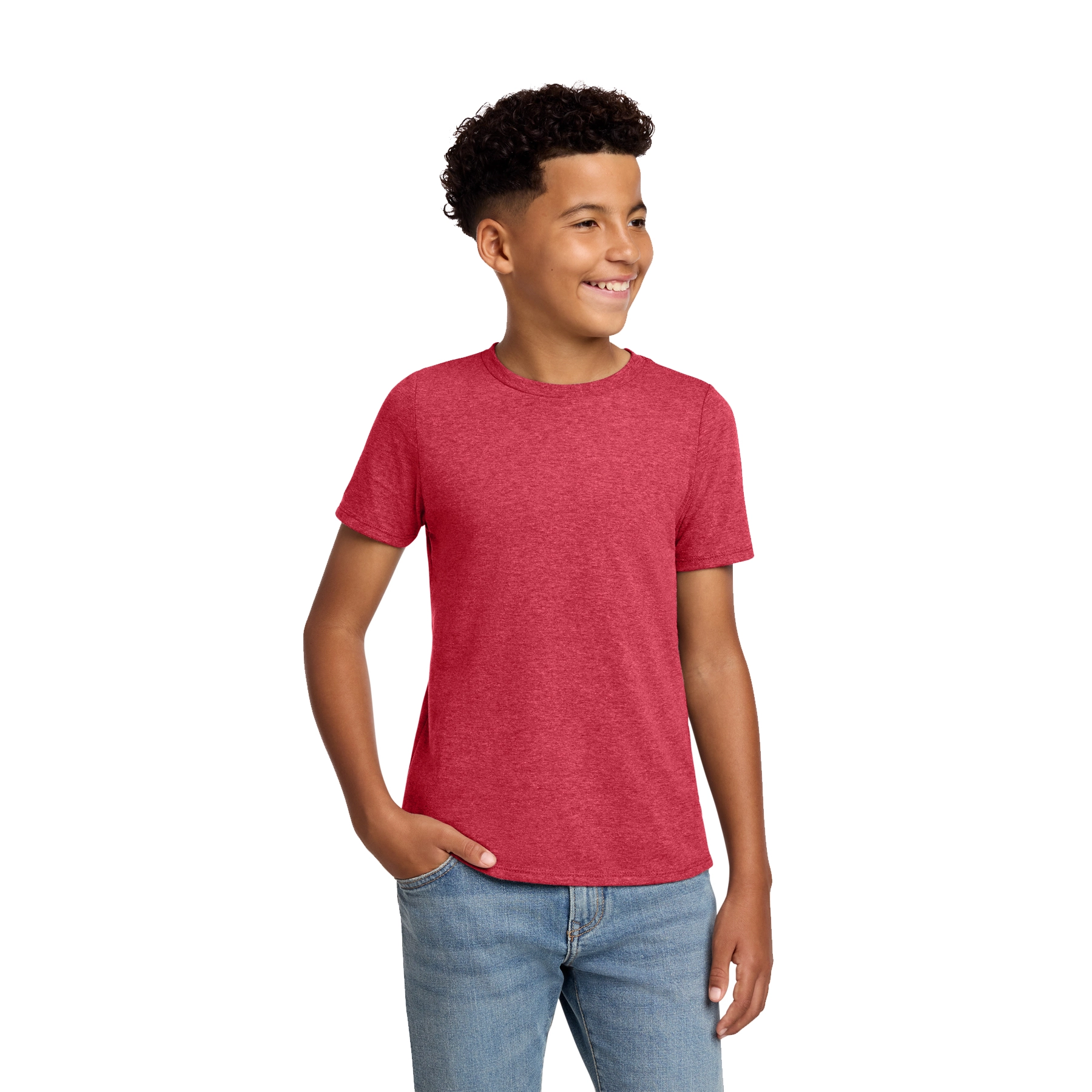 9923Y_Heathered_Red