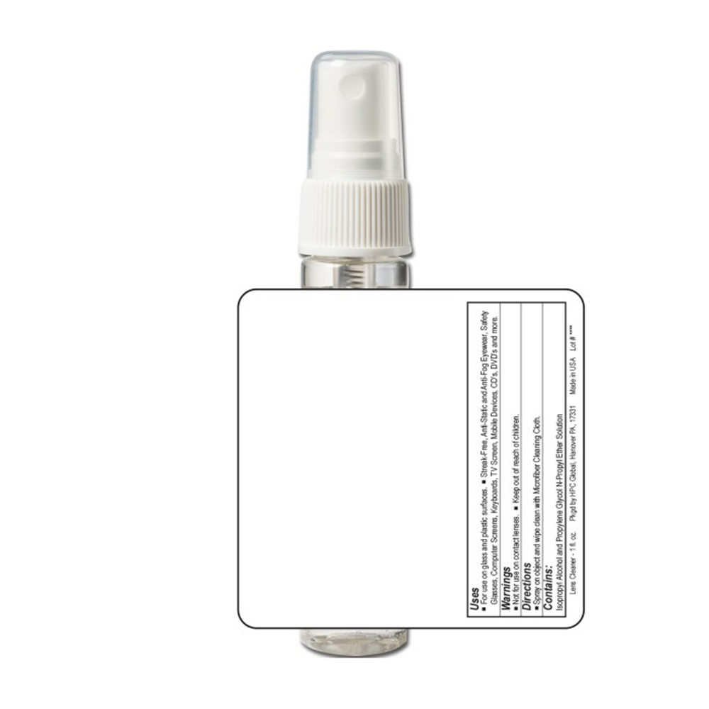 1 Oz. Lens & Screen Cleaner Spray Bottle
