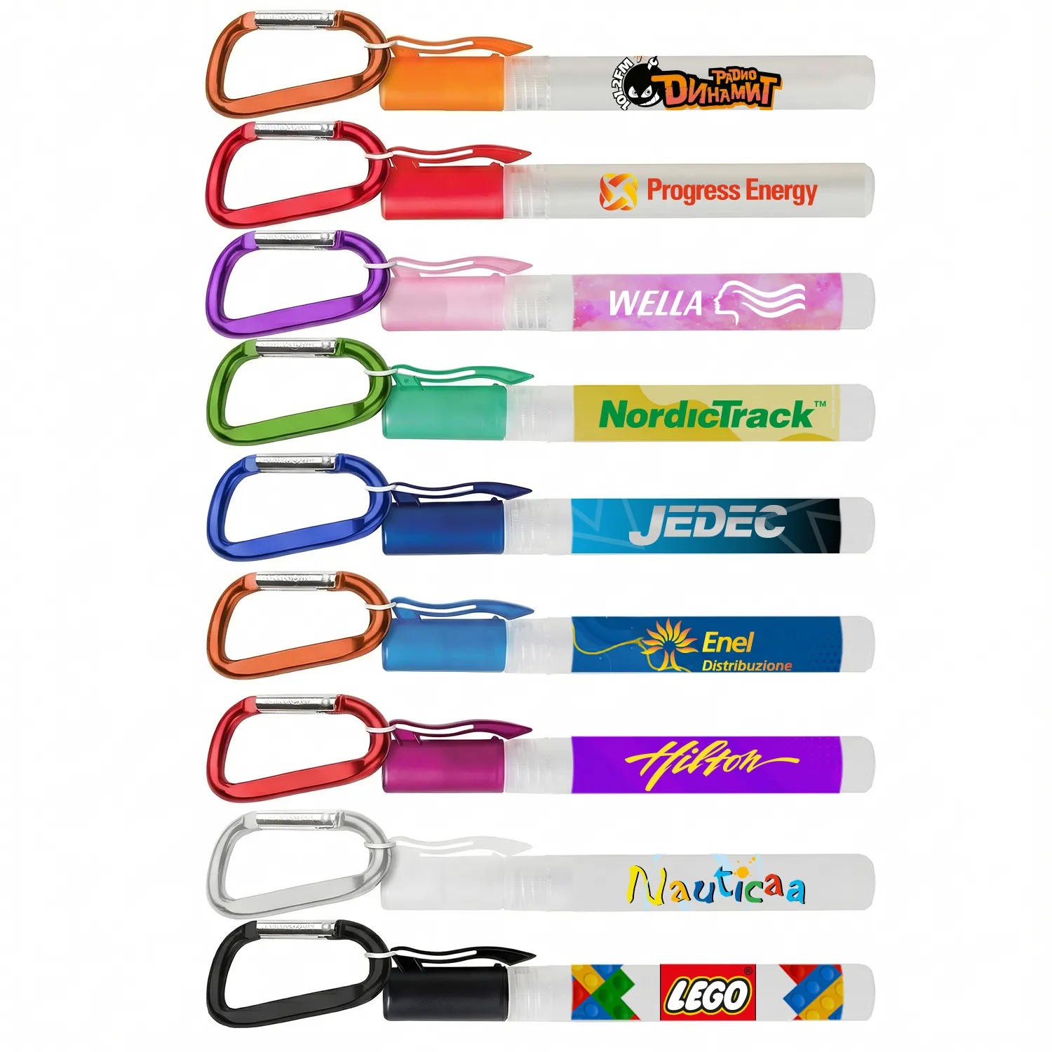 10 ml Lens & Screen Cleaner Clip Cap Sprayer with Carabiner